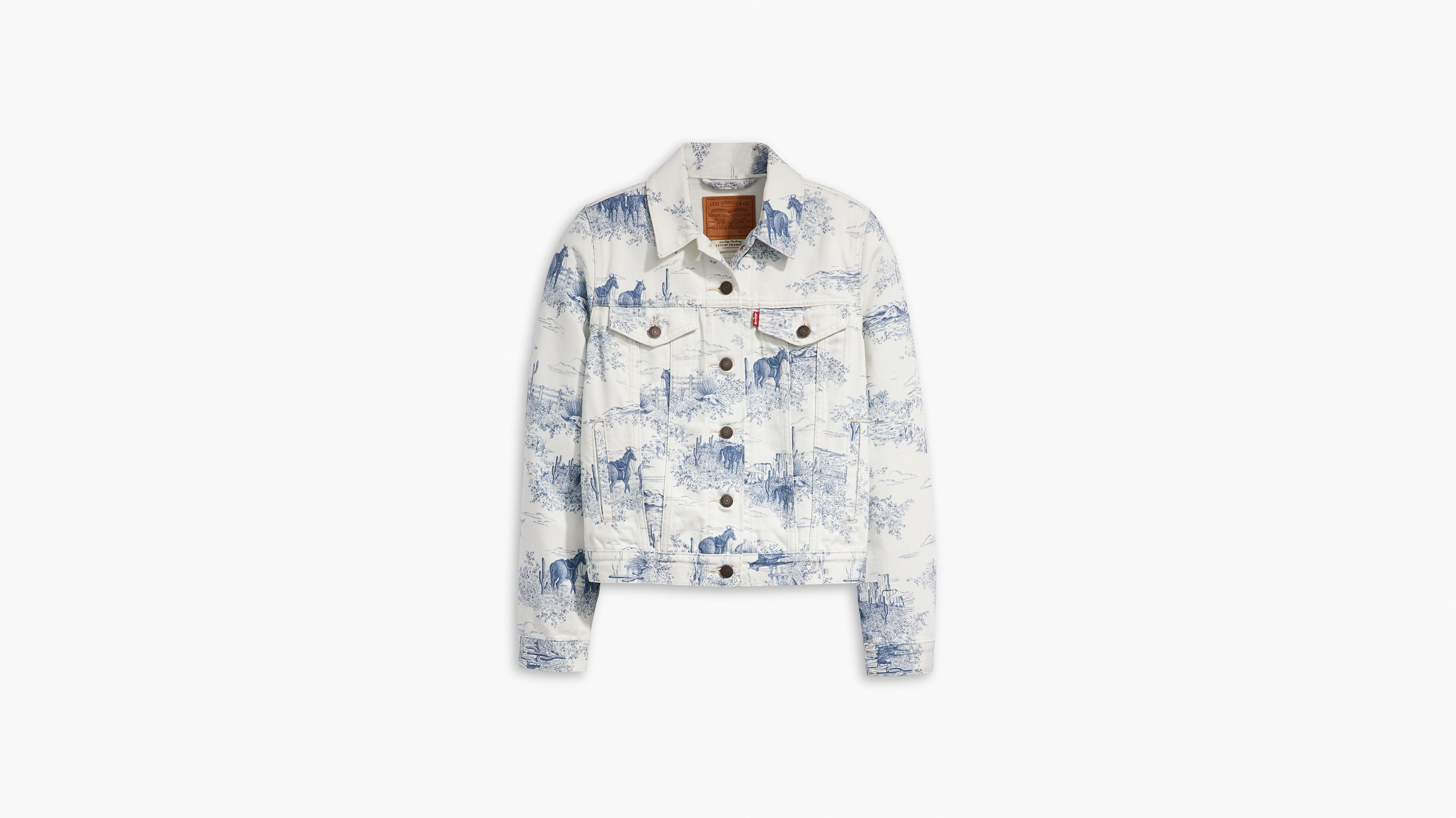 Levi best sale floral jacket