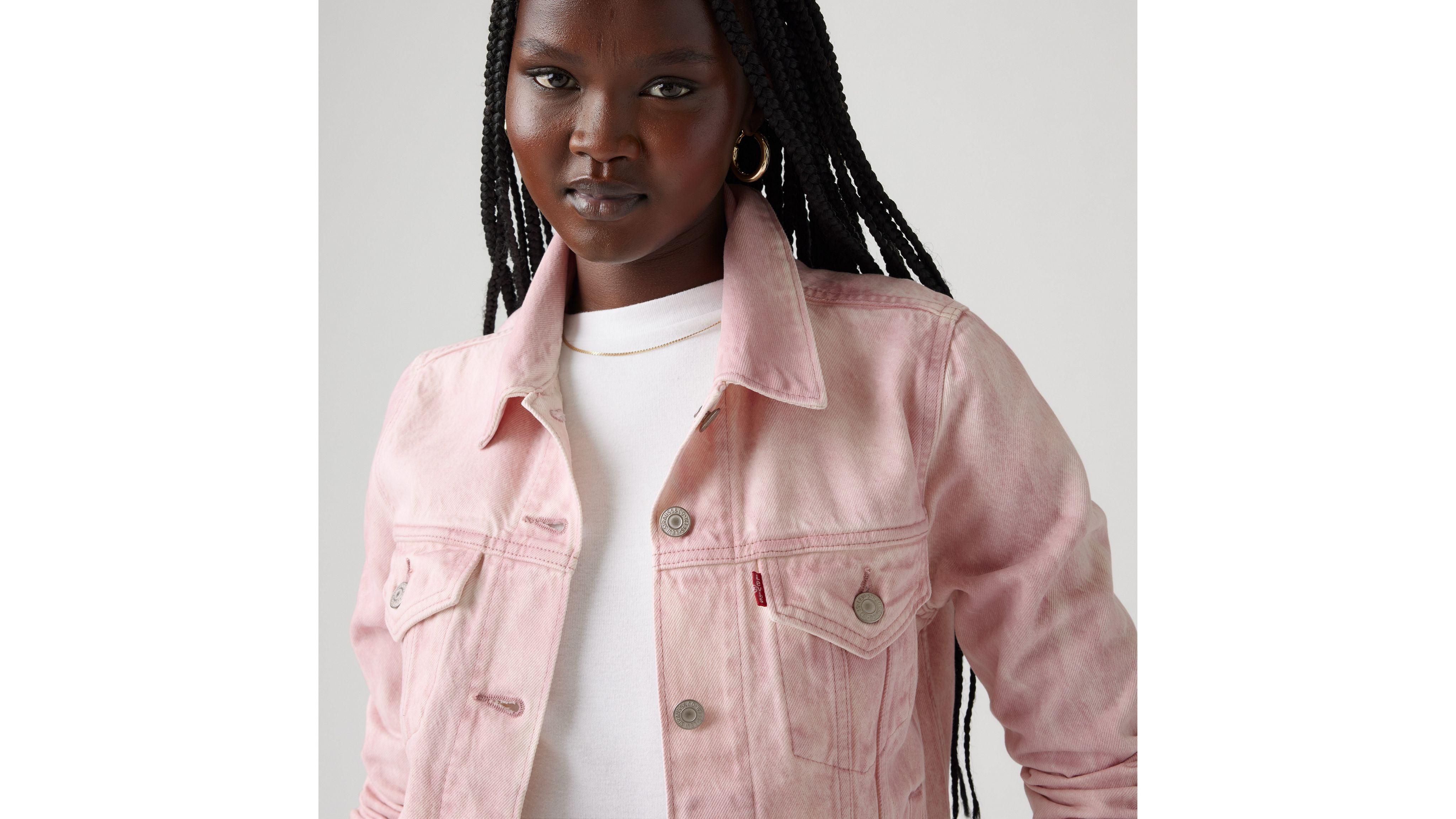 Levi's Original Trucker Jacket In Cloudy Pale Mauve