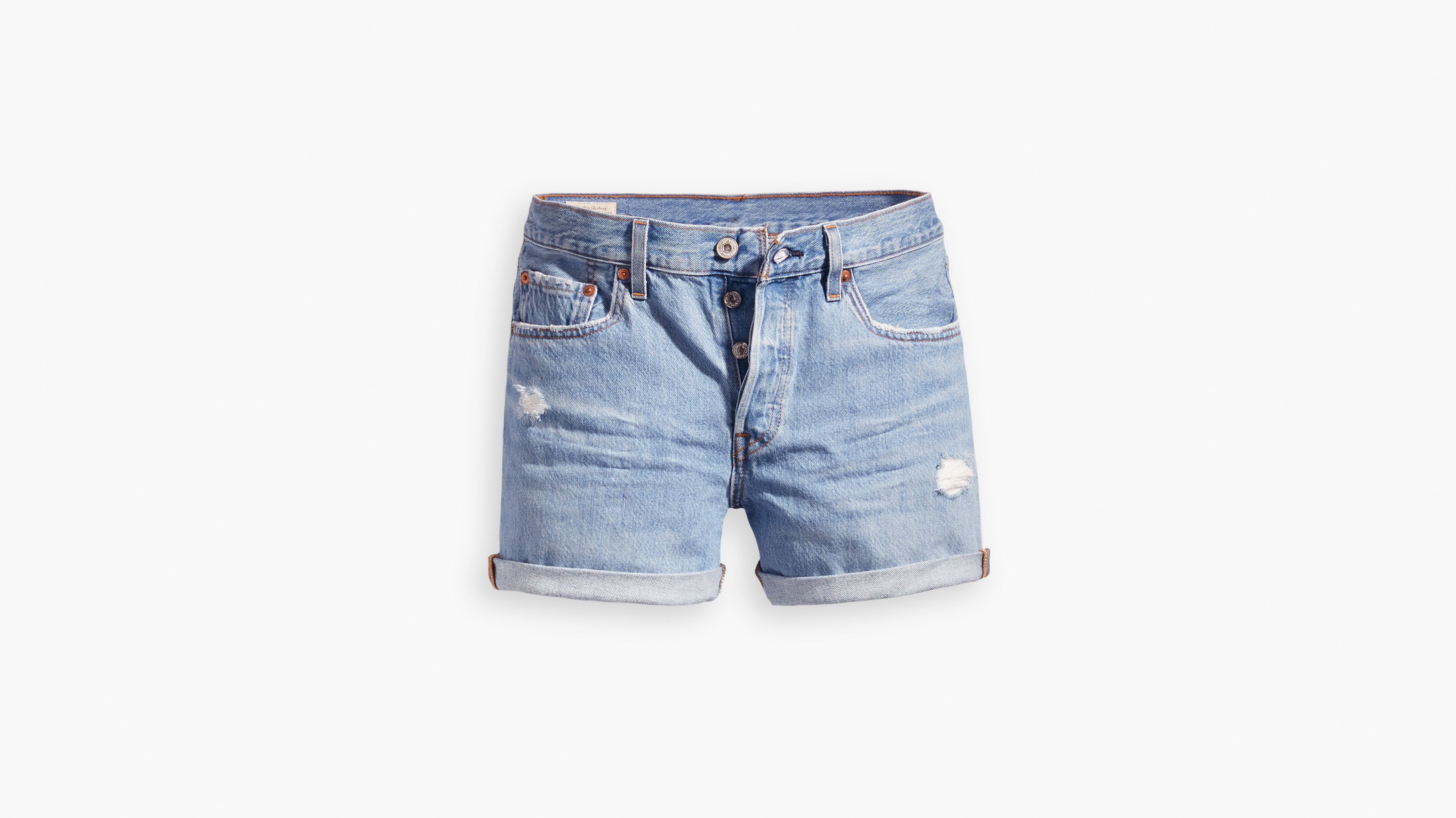 levi's 501 long shorts