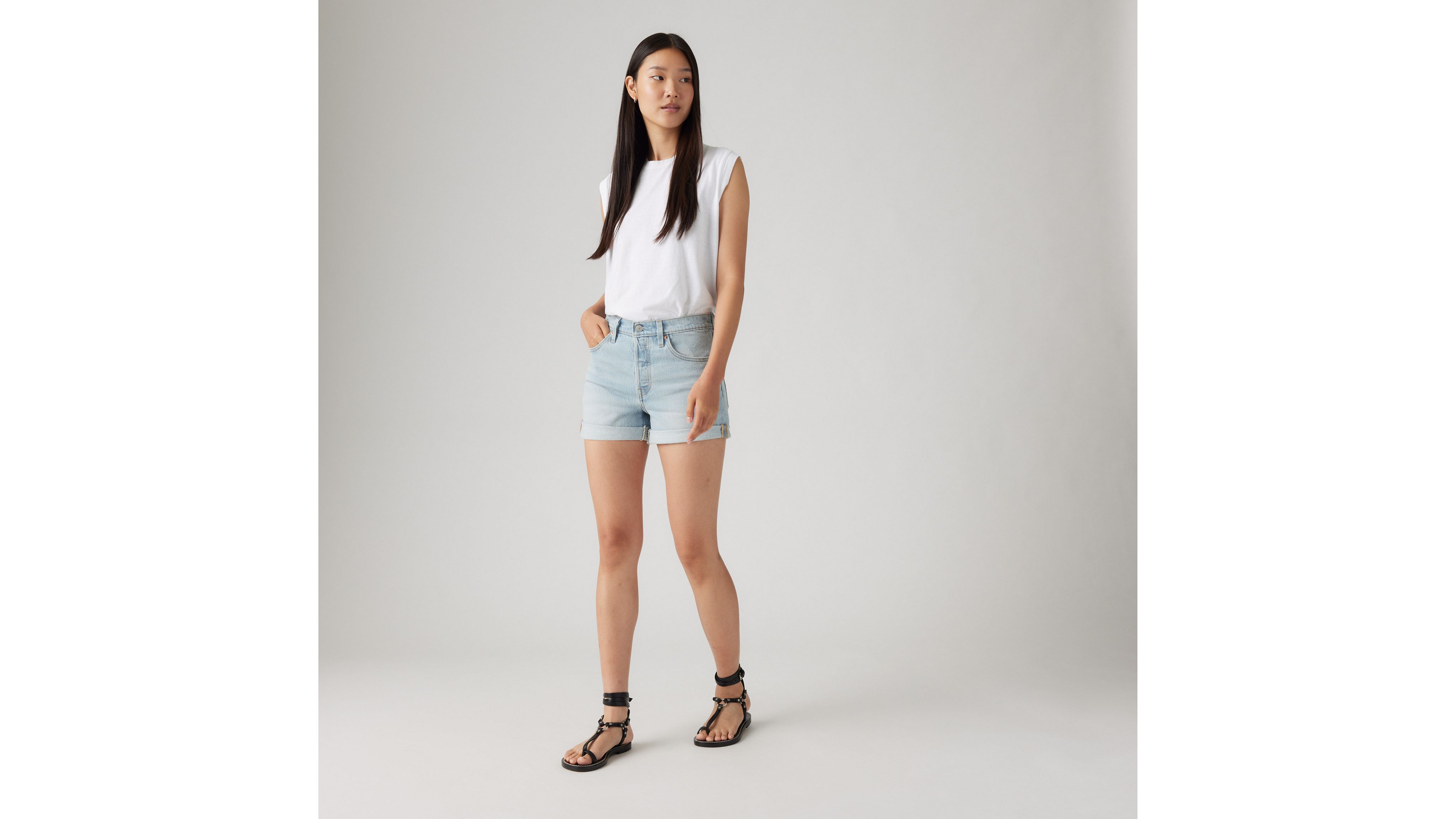 Levi's 501 Original Fit High Rise Women's Shorts 23