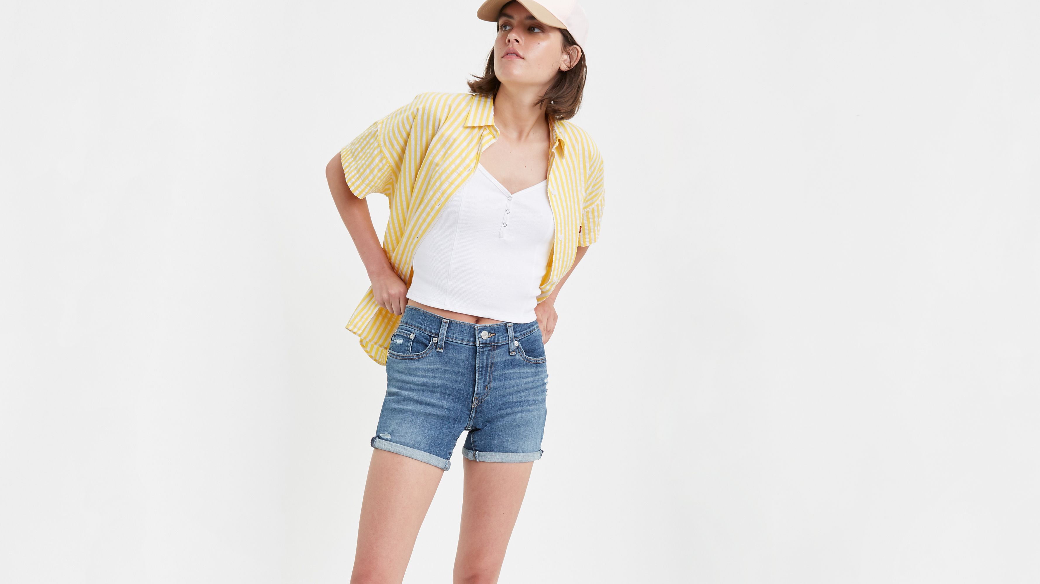 Mid Length Women's Shorts 1