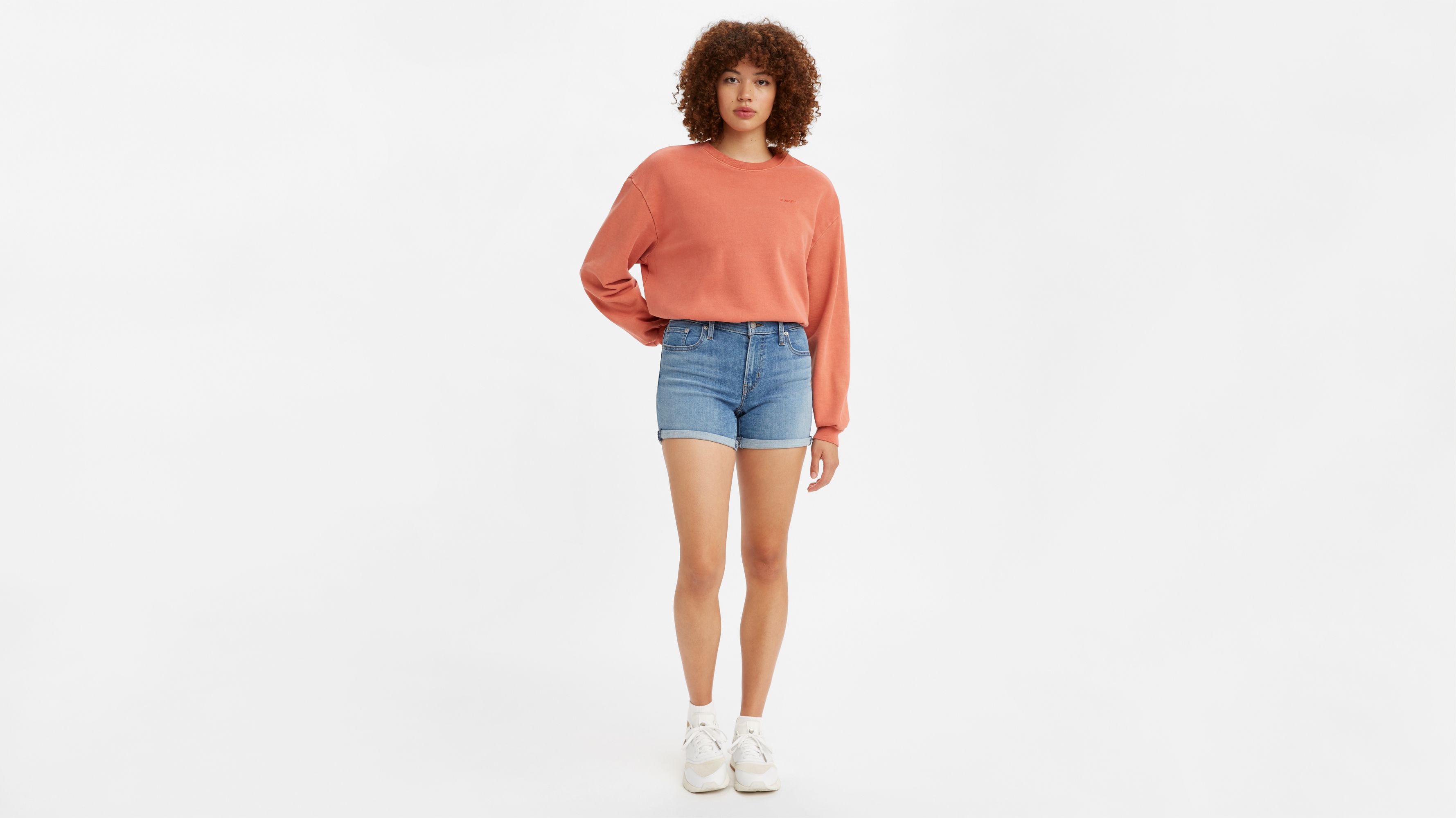 Mid-length Women's Shorts - Medium Wash | Levi's® US