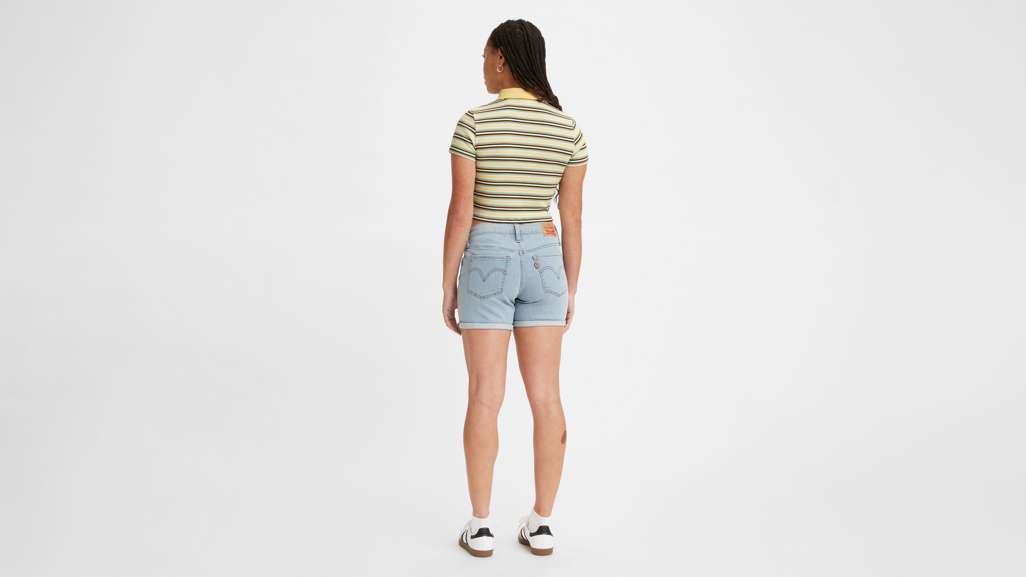 Mid Length Women's Shorts Medium Wash Levi's® US