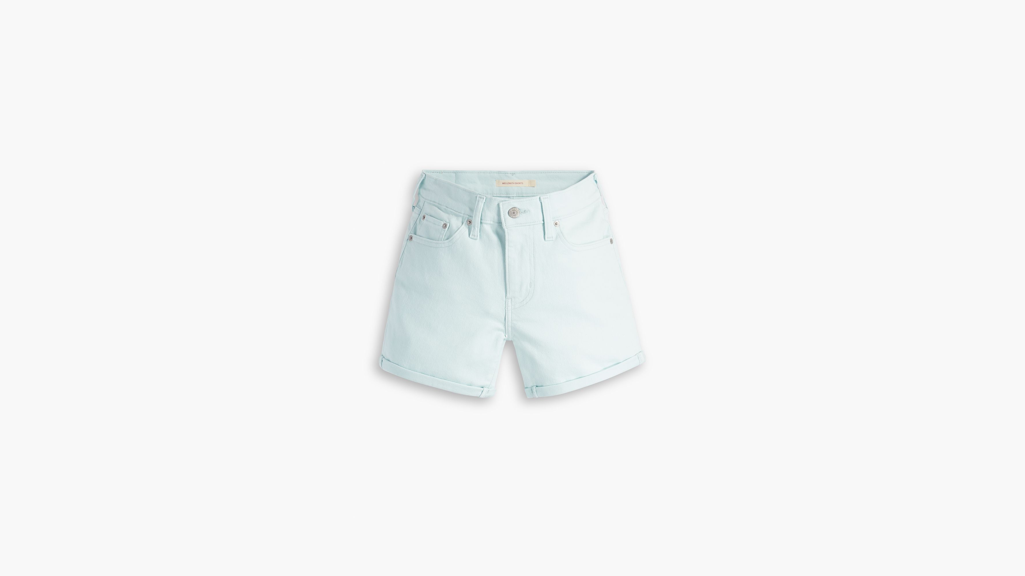 Mid Length Women's Shorts - Blue | Levi's® US