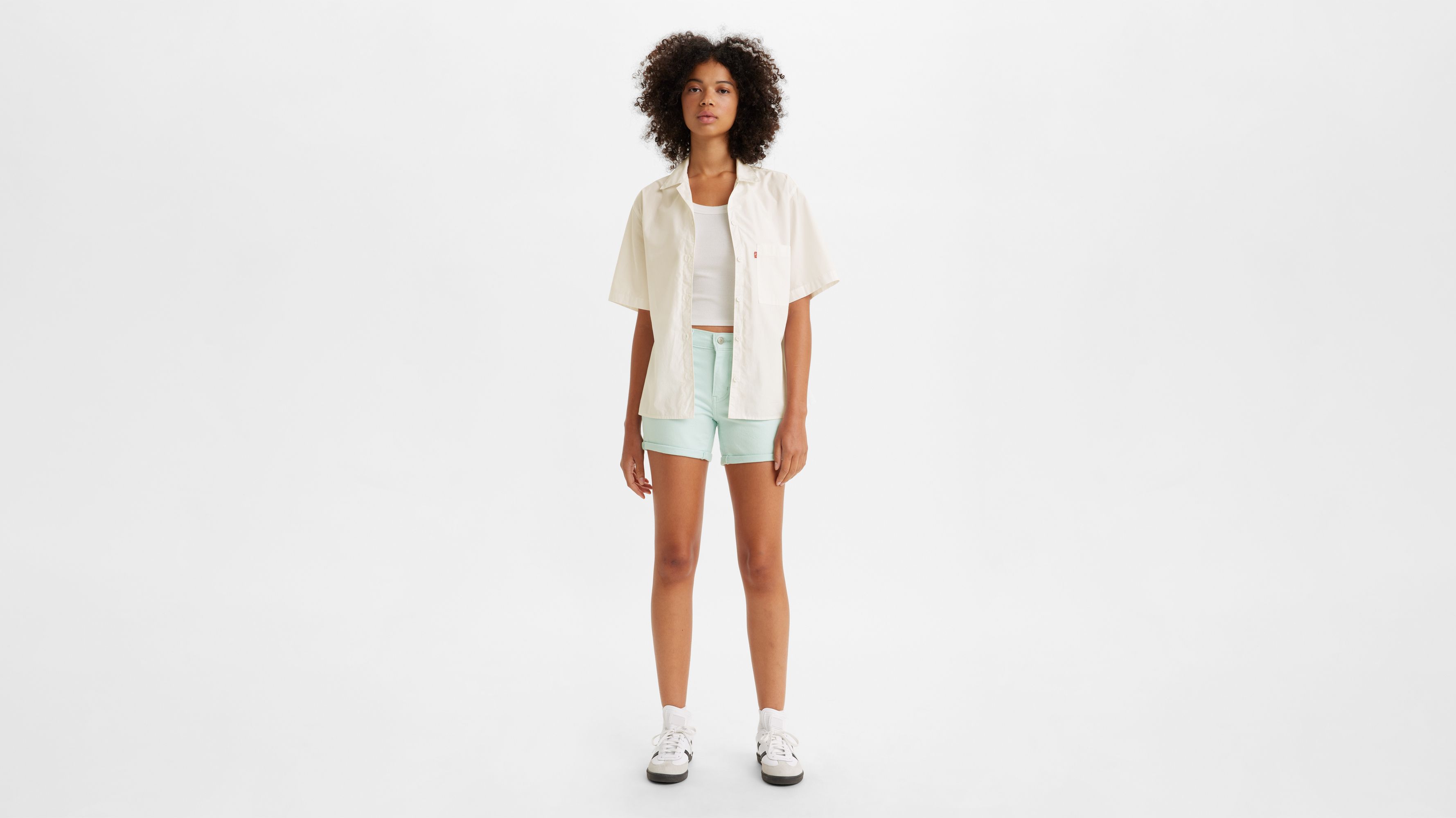 Mid Length Women's Shorts Blue Levi's® US