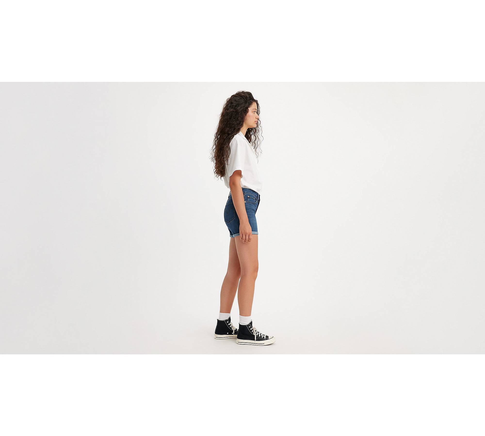Mid Length Women's Shorts - Dark Wash | Levi's® US