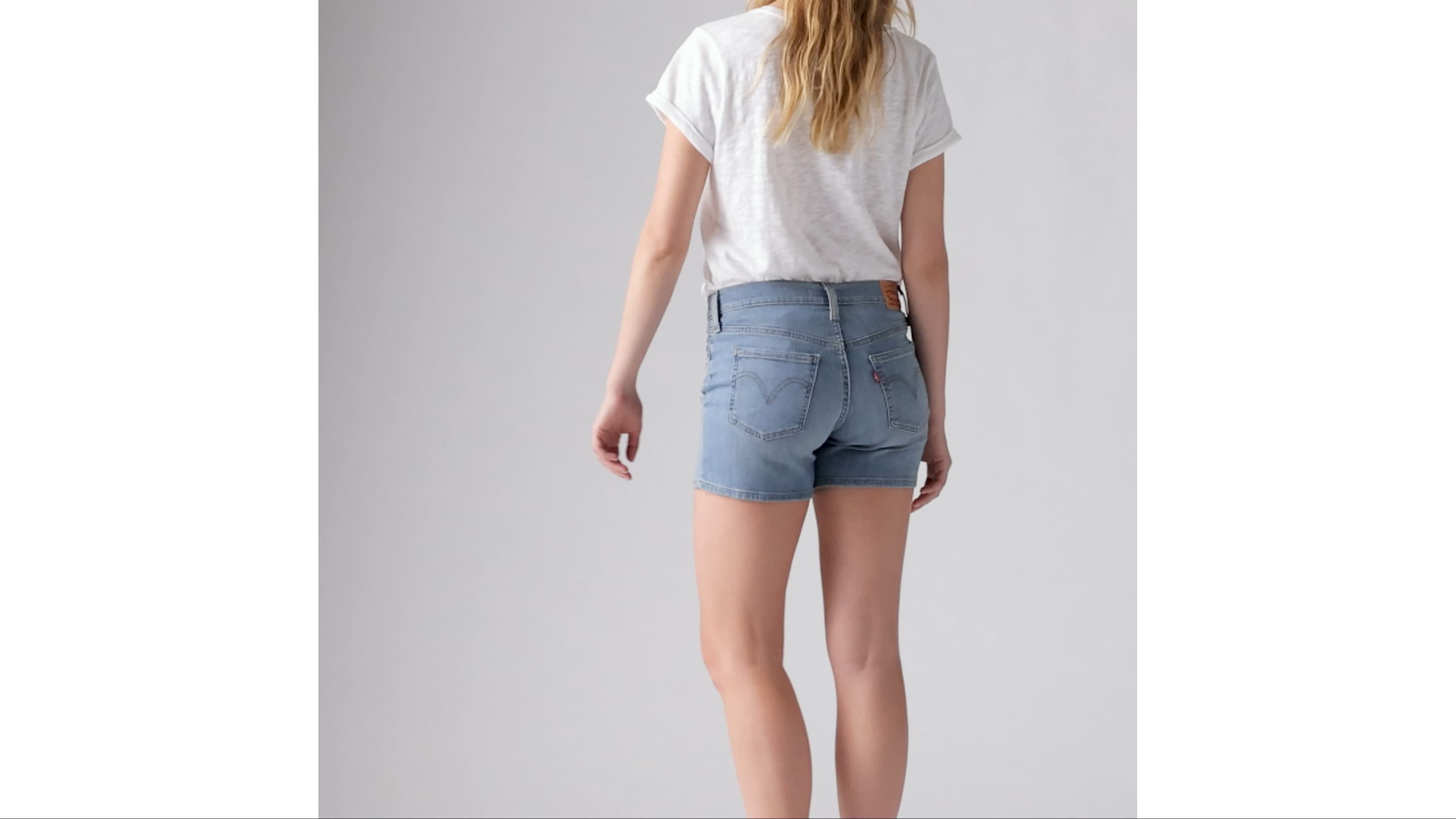 Mid Length Women's Shorts - Medium Wash | Levi's® US