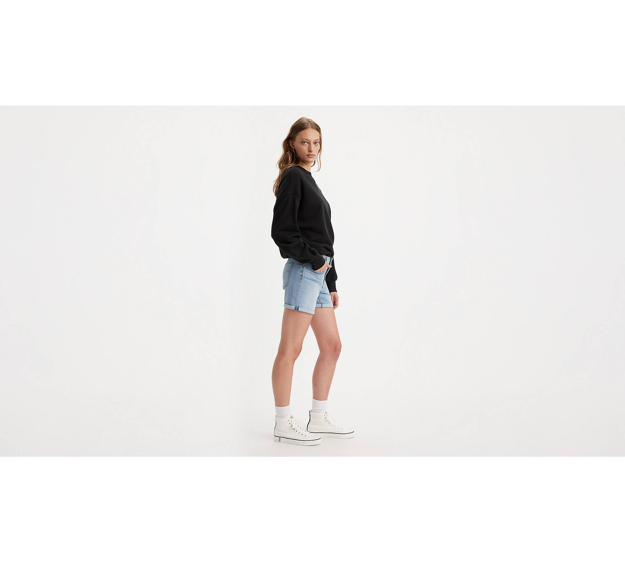 Mid Length Women's Shorts - Light Wash | Levi's® US