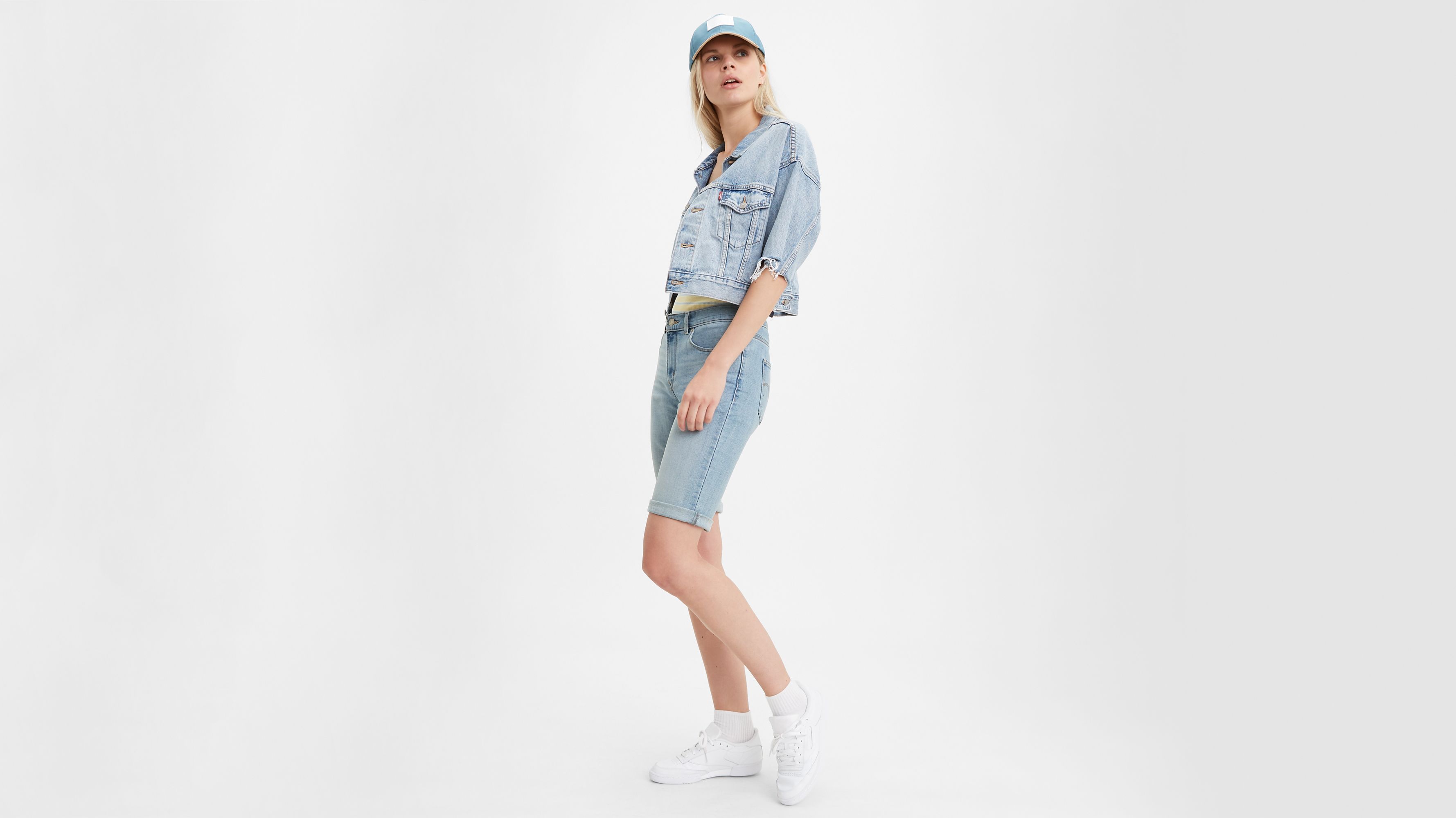 Bermuda Women's Shorts - Light Wash | Levi's® US