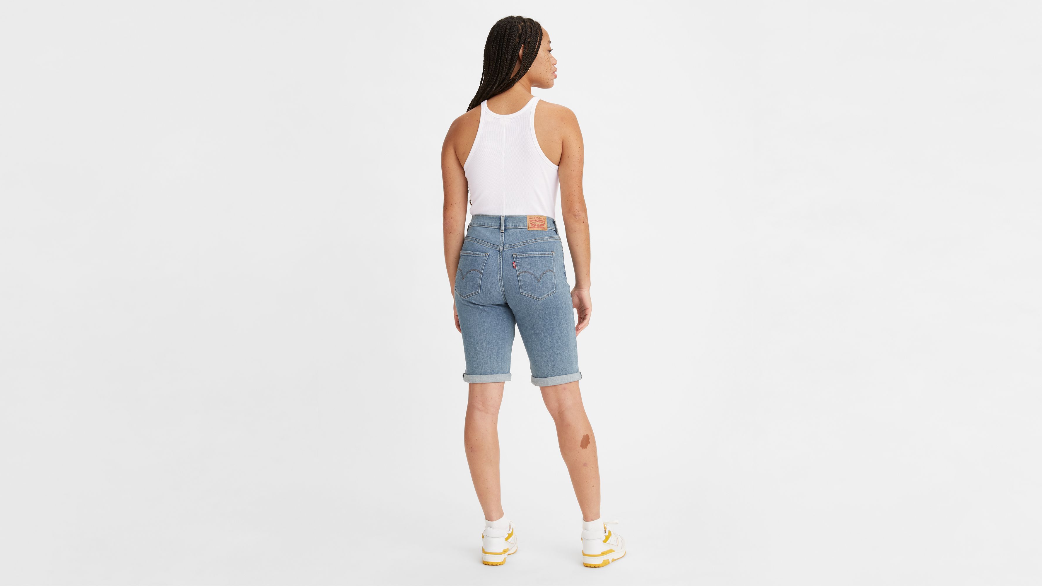 Levi's bermuda store shorts women's