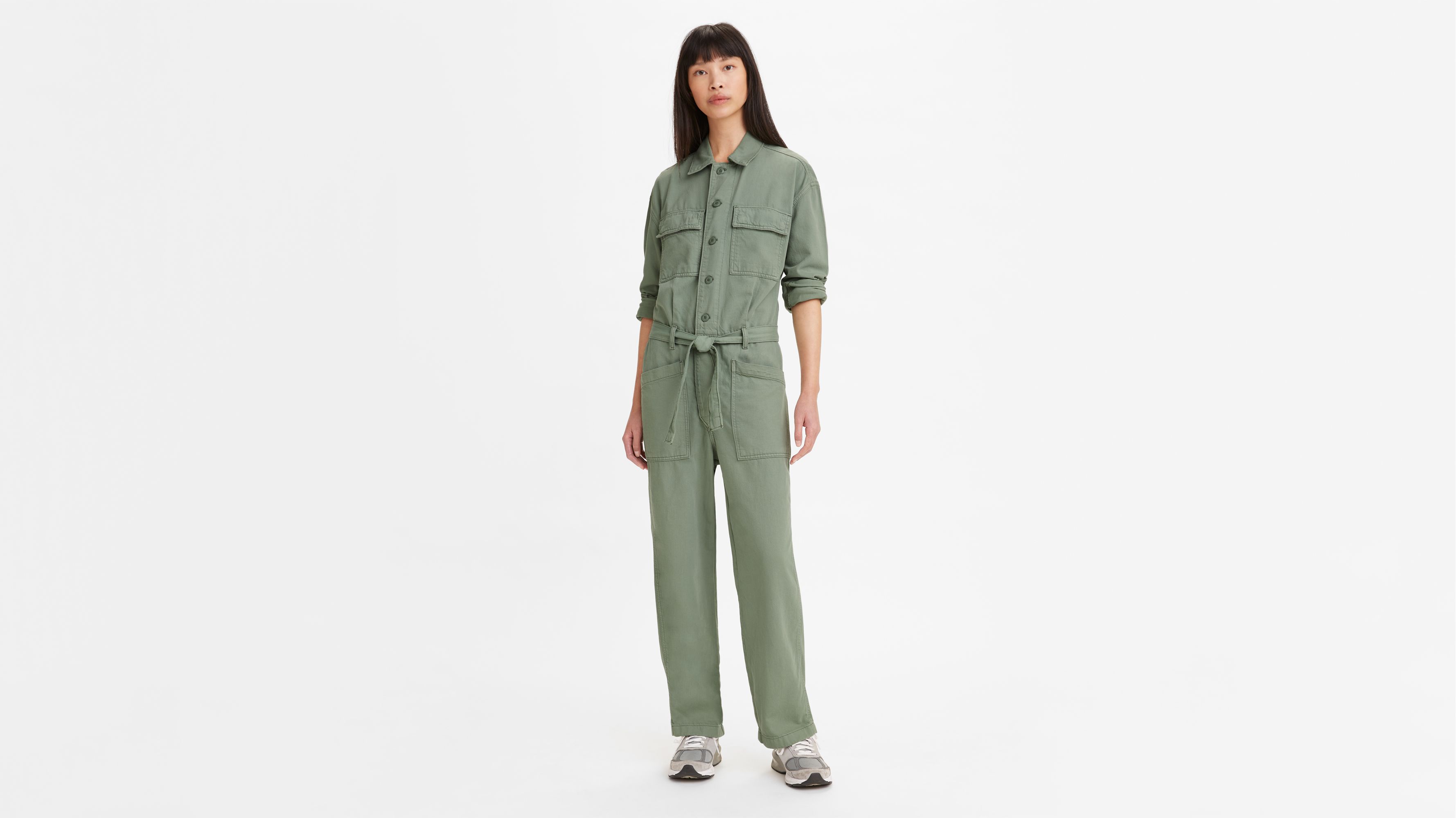 Surplus Jumpsuit in Gray Twill – Conscious Clothing