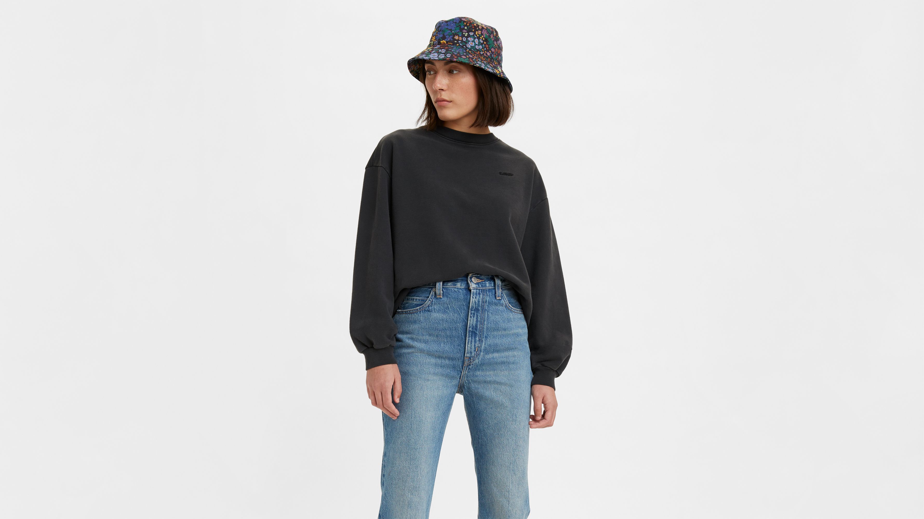 melrose graphic crewneck sweatshirt