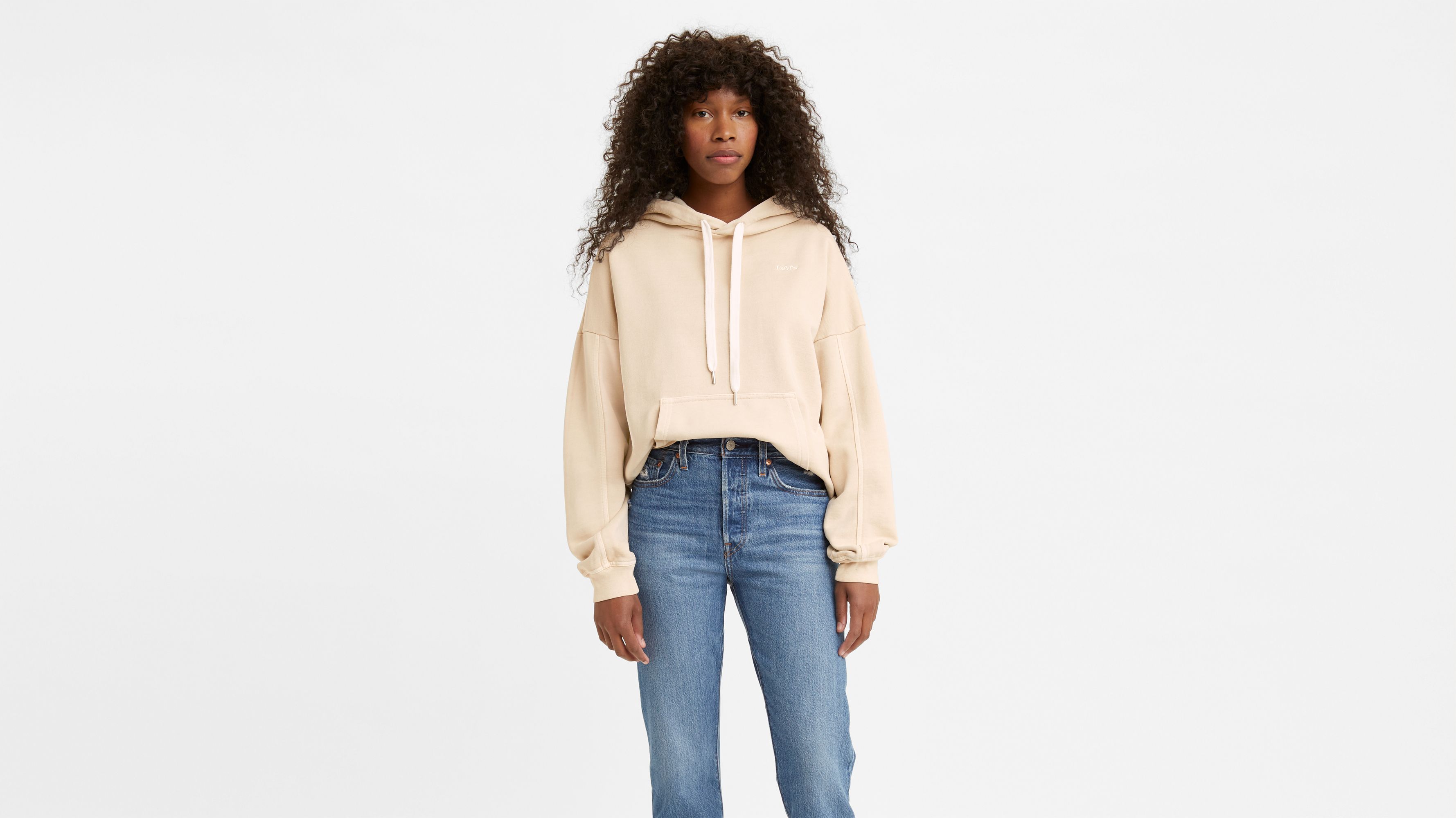 Rider Garment-dye Hoodie Sweatshirt - Grey | Levi's® US