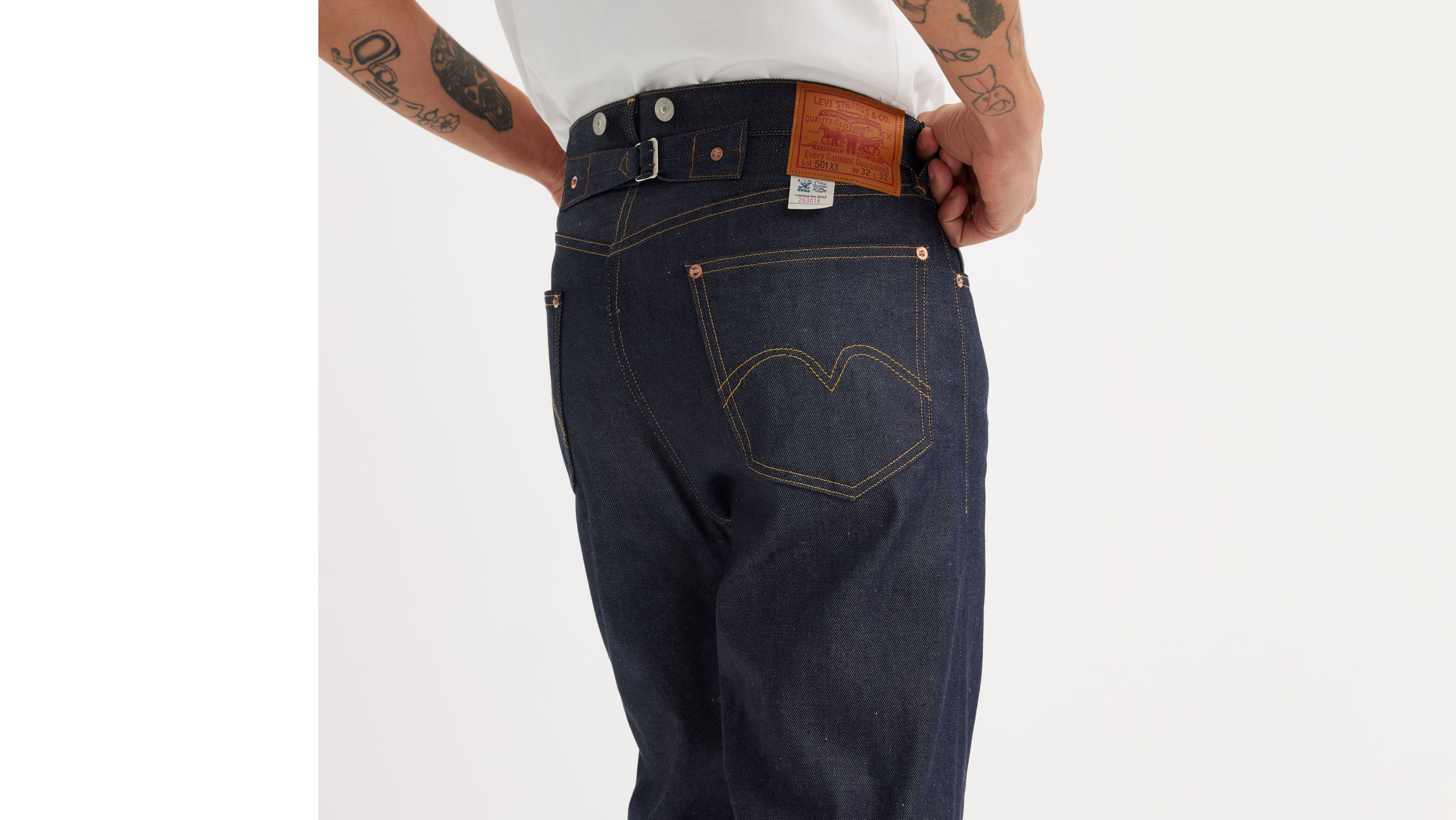 Levi's Men's 1933 501 Jeans - Rigid Selvedge x 32