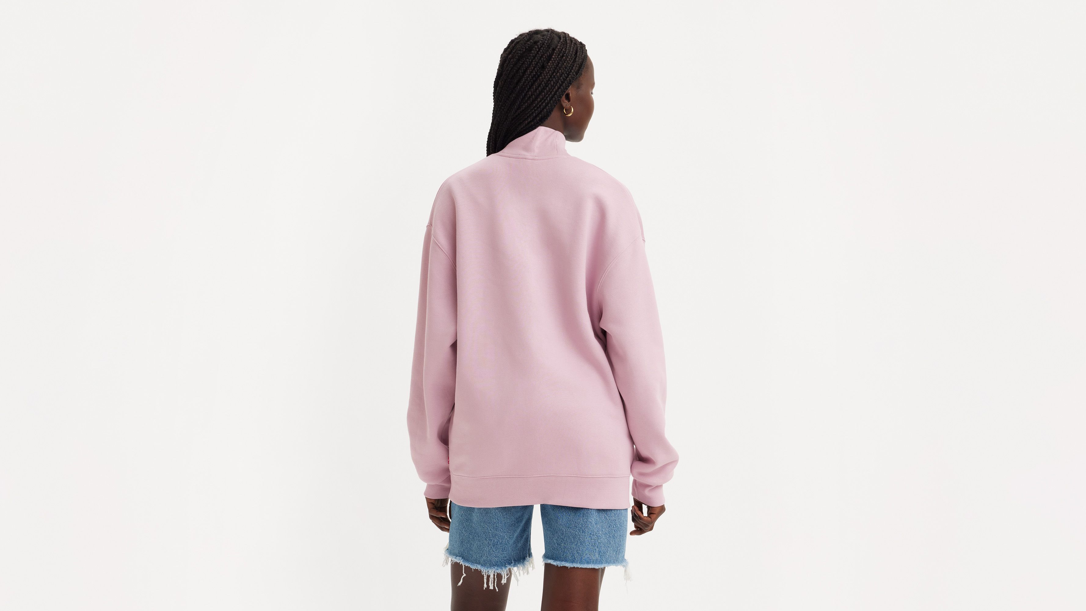 Graphic Gardenia Mockneck Sweatshirt - Pink | Levi's® US
