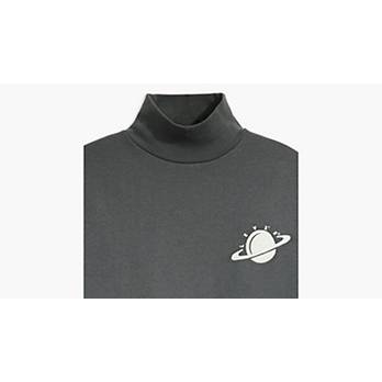 Graphic Gardenia Mockneck Sweatshirt 6