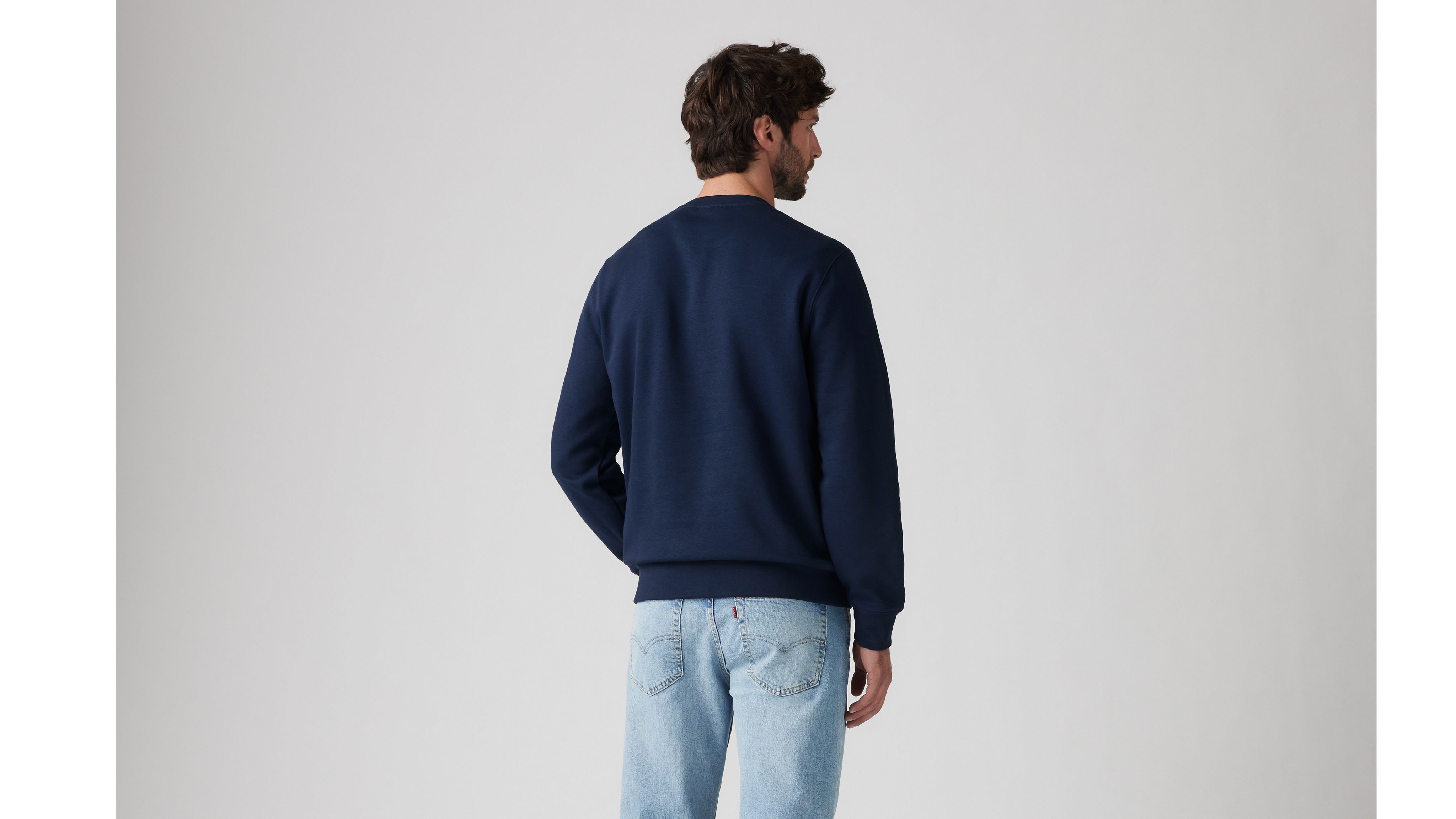 Levi's Crewneck Sweatshirt In Dress Blues