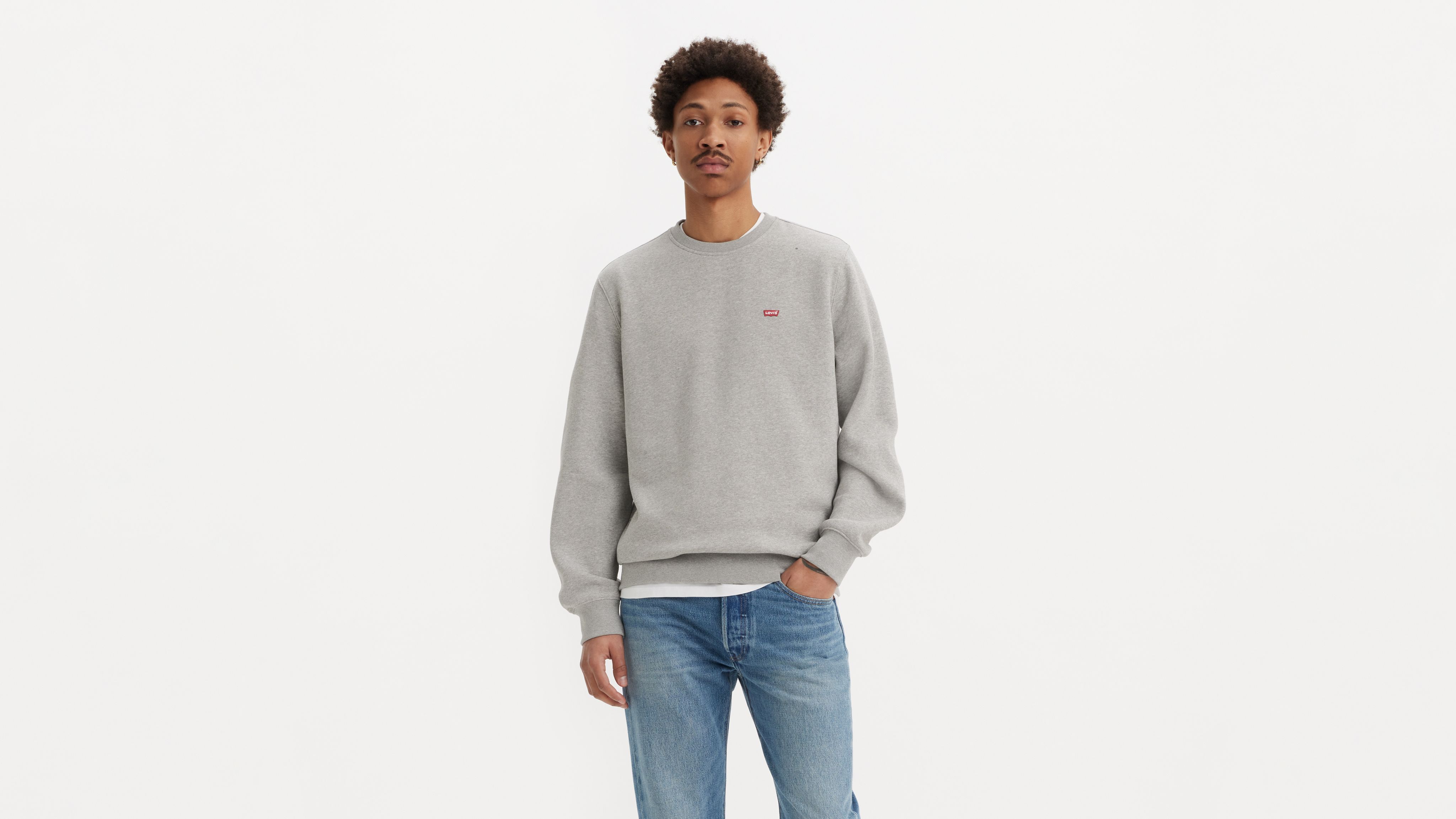 Classic Housemark Crewneck Sweatshirt - Grey | Levi's® US