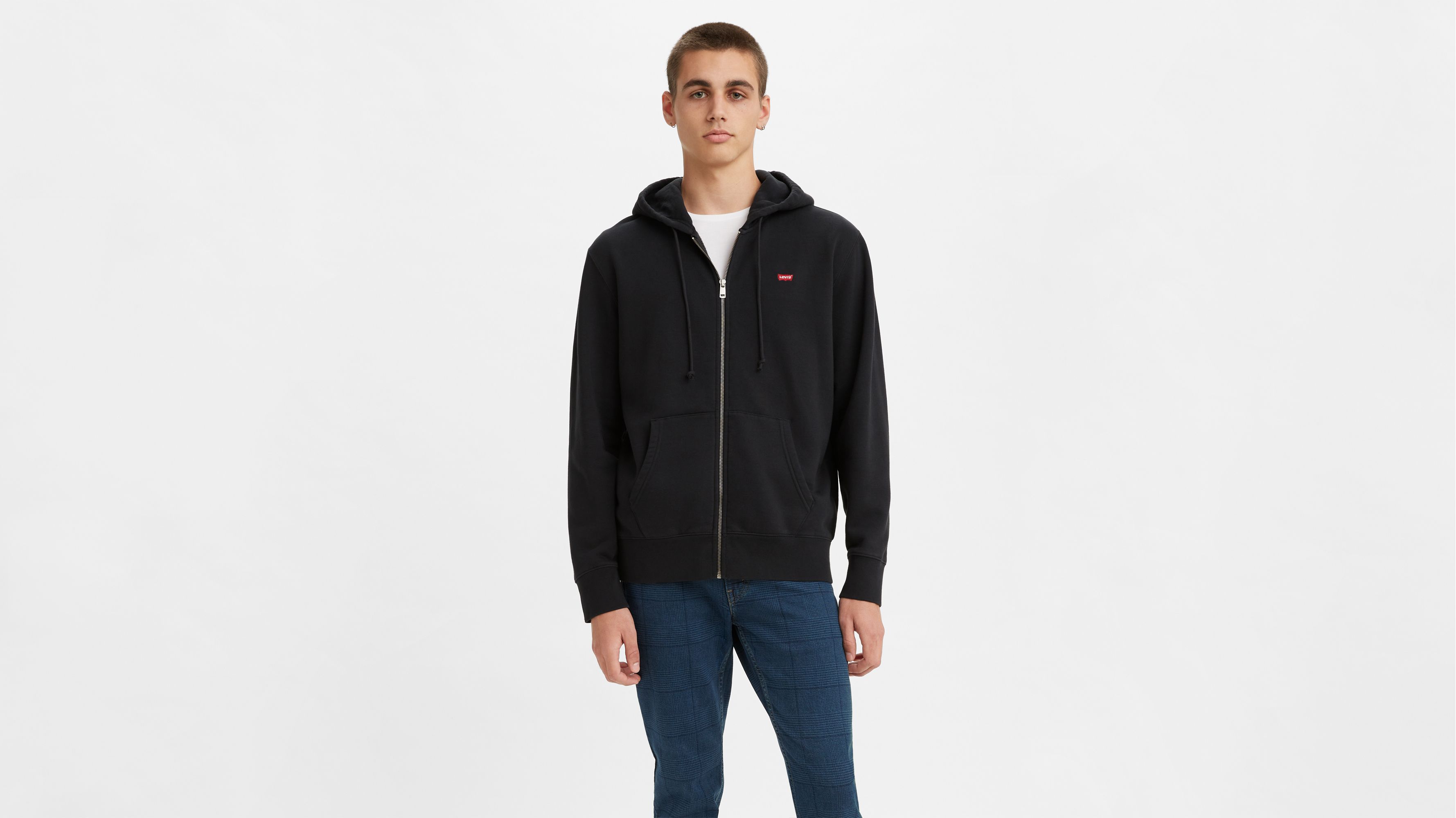 M's Signature Zip-Up Hoodie S / Black