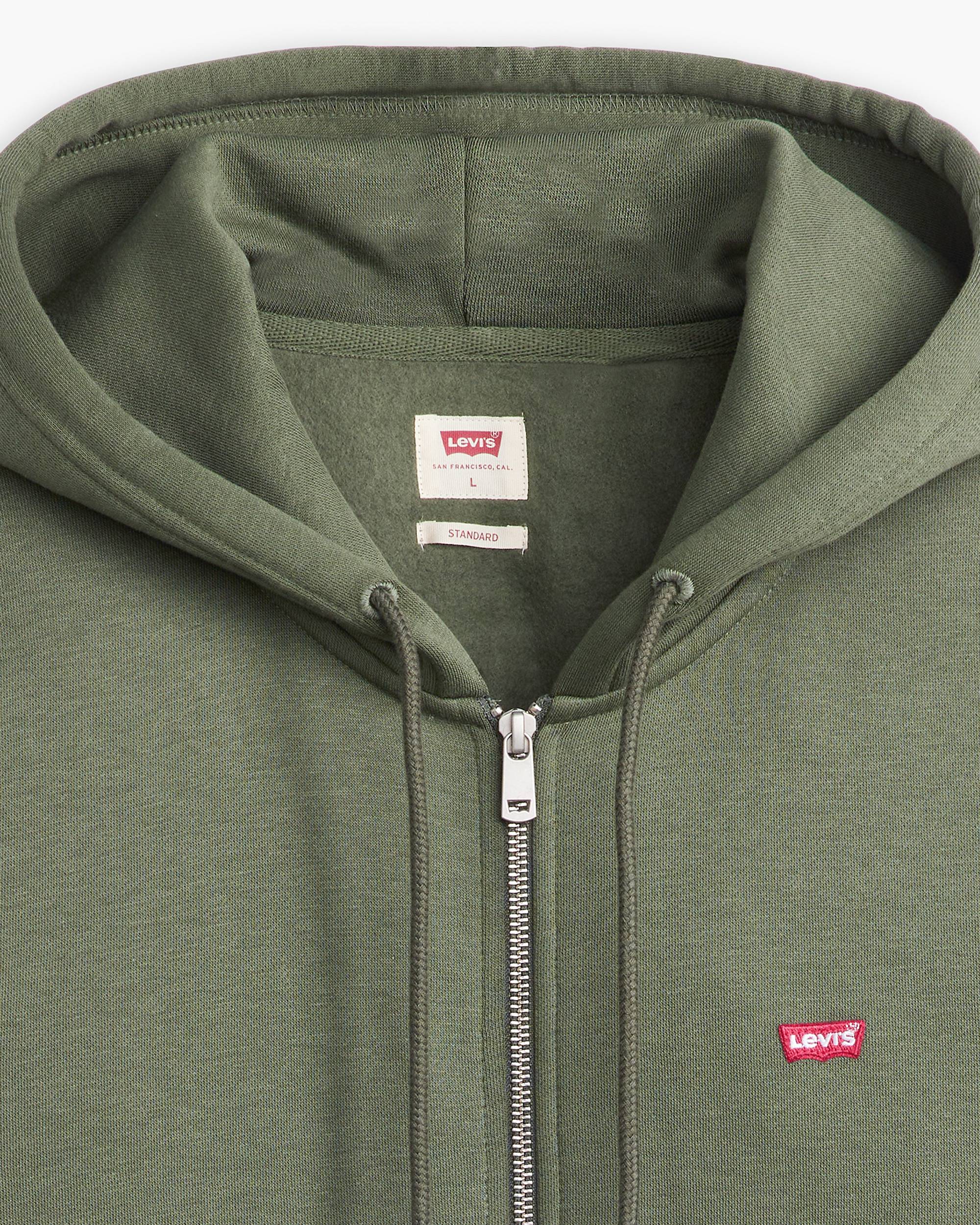 Zip Up Hoodie Sweatshirt - Green | Levi's® US Zip Up Hoodie Sweatshirt - Green | Levi's® US