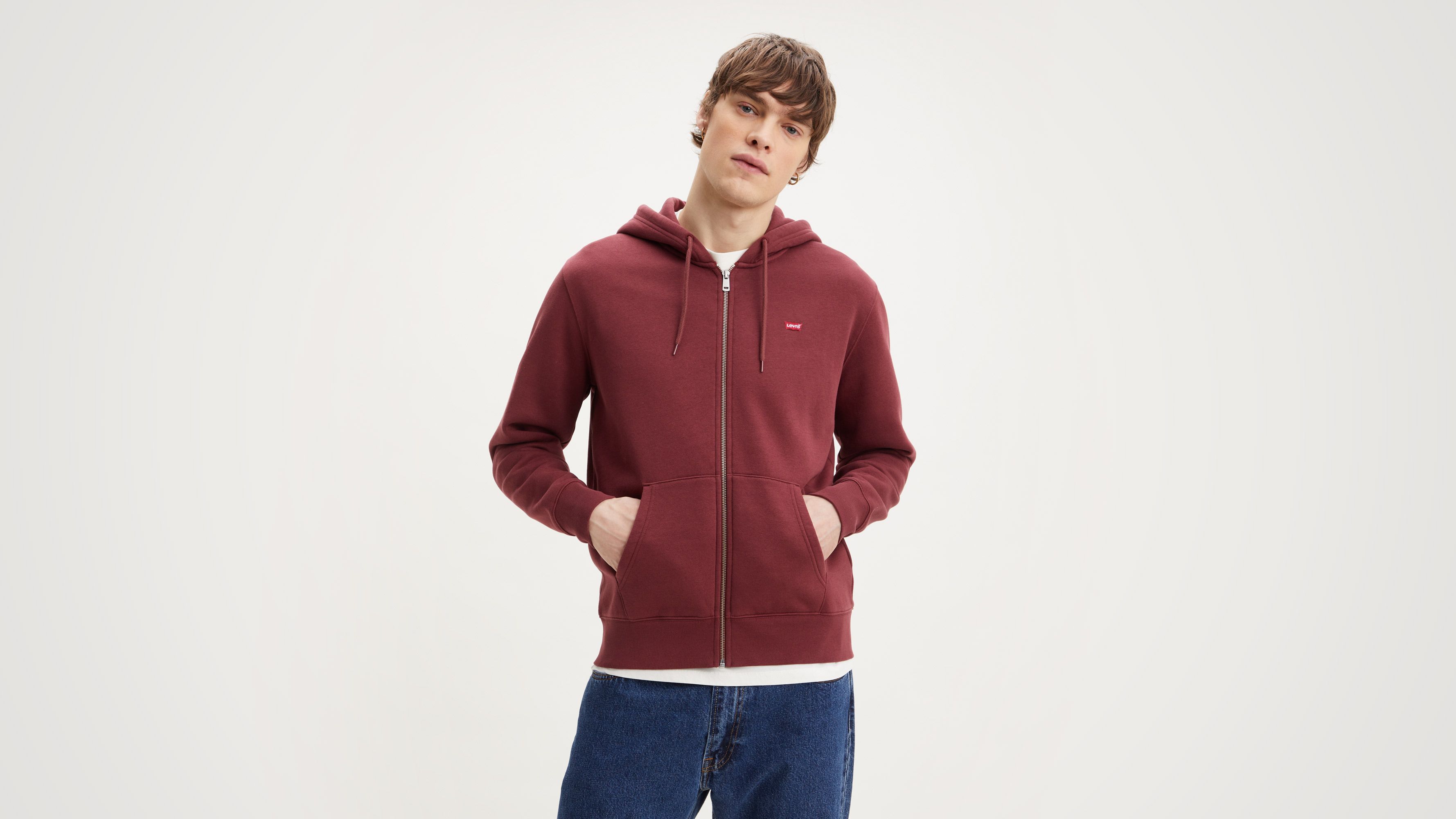 Nongraphic Zip Up Hoodie Green Levi's® GI