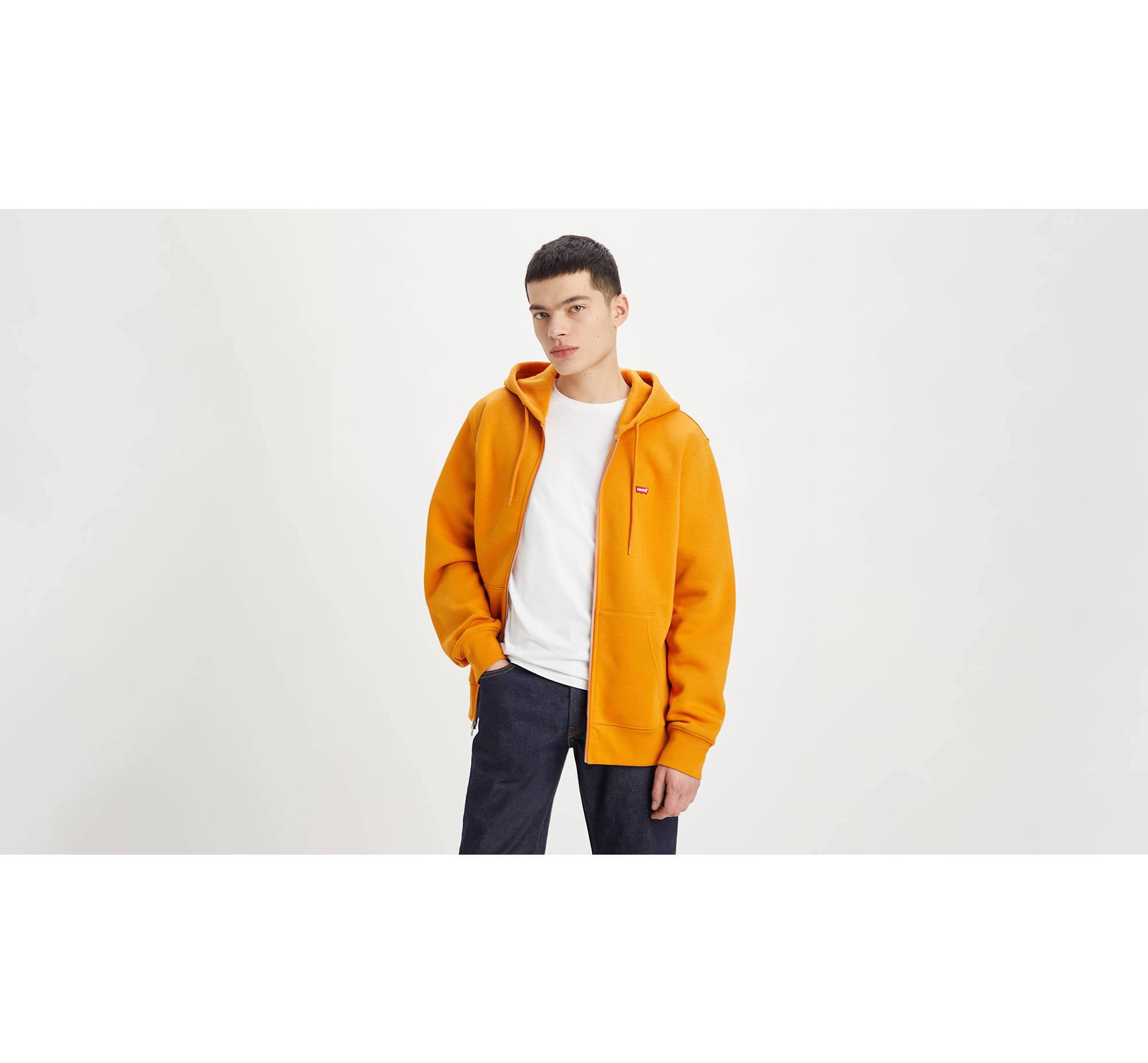 orange lv hoodie