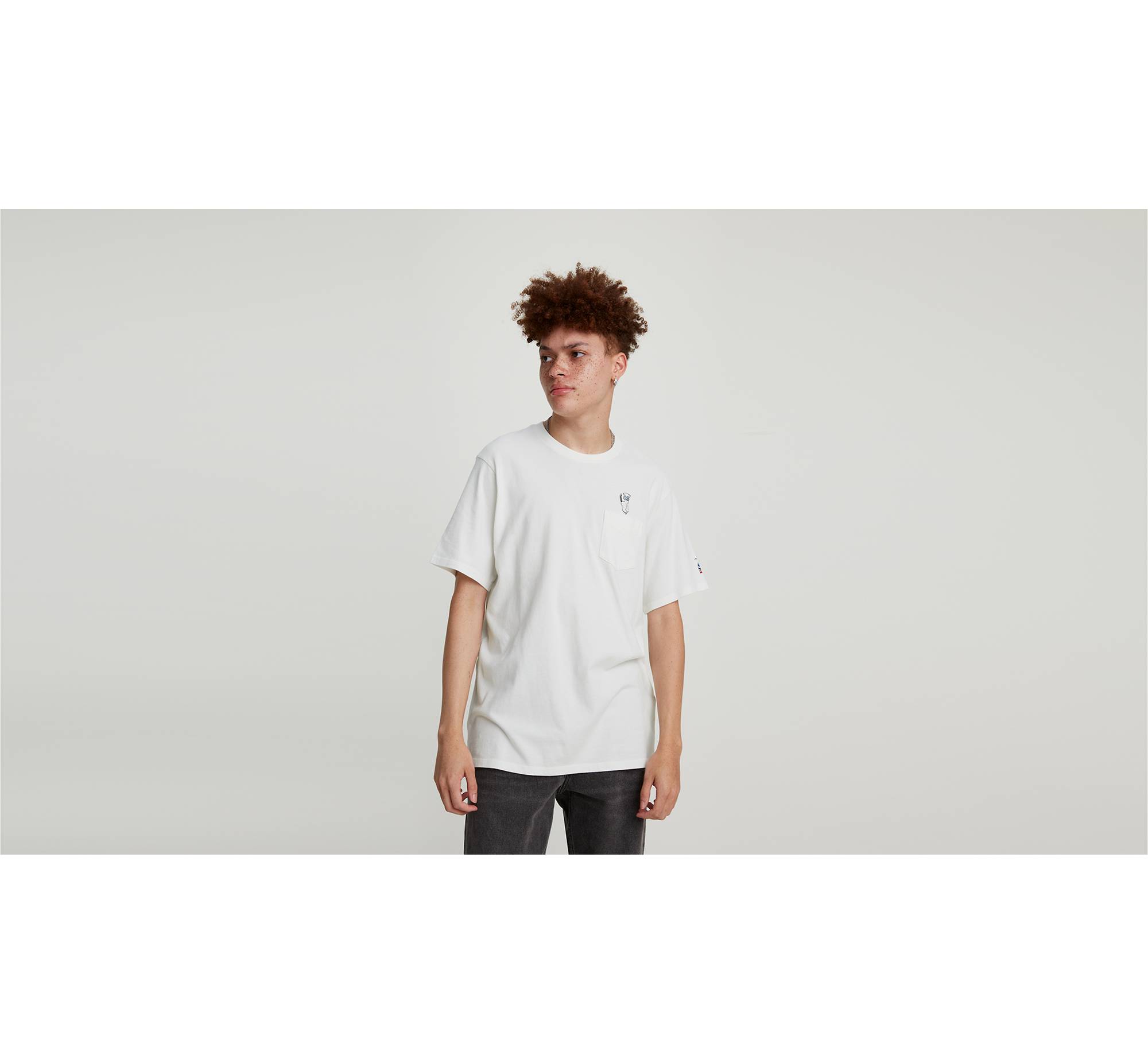 X Peanuts Relaxed Pocket - White | Levi's® US