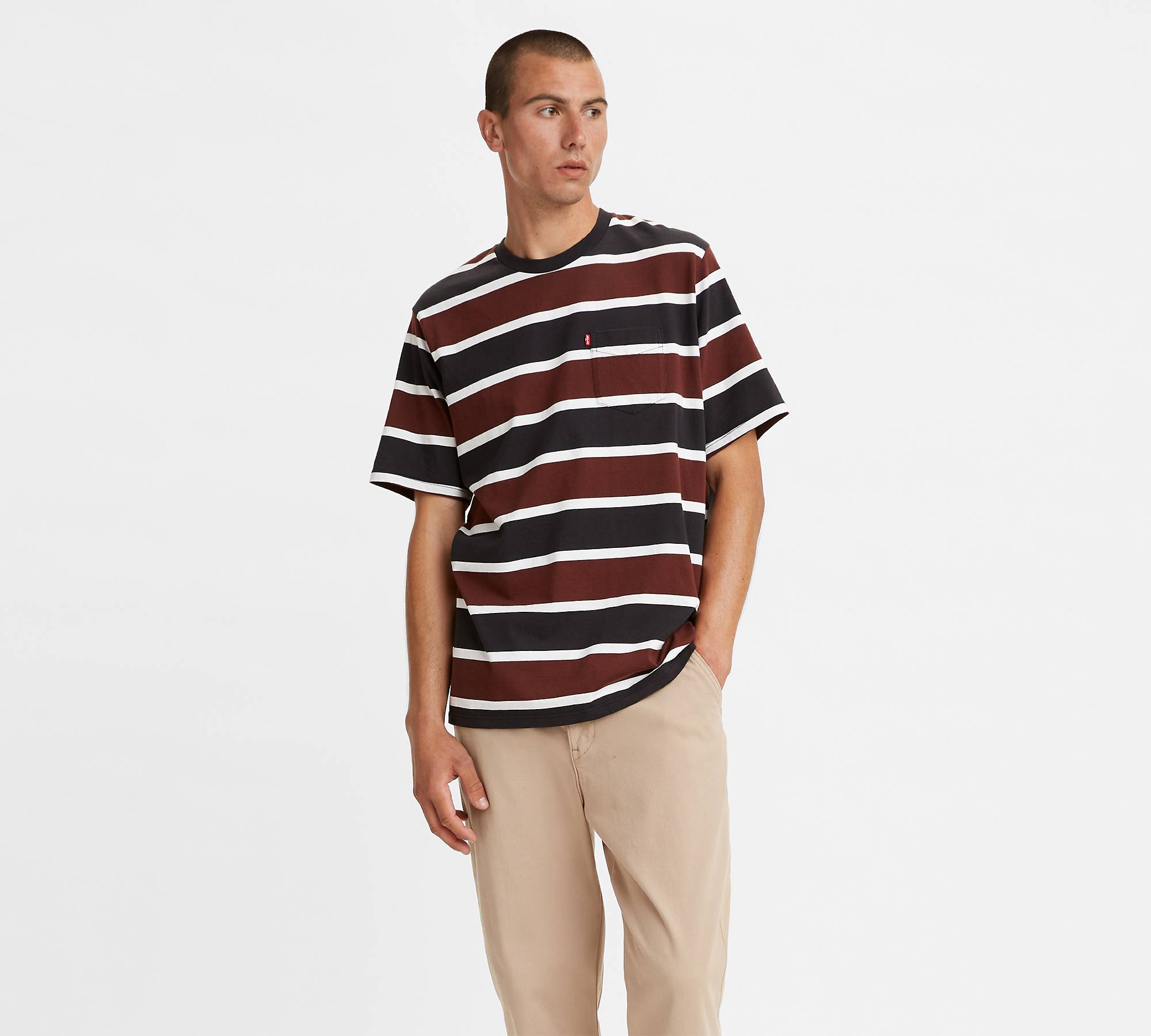 Relaxed Pocket Tee - Brown | Levi's® US