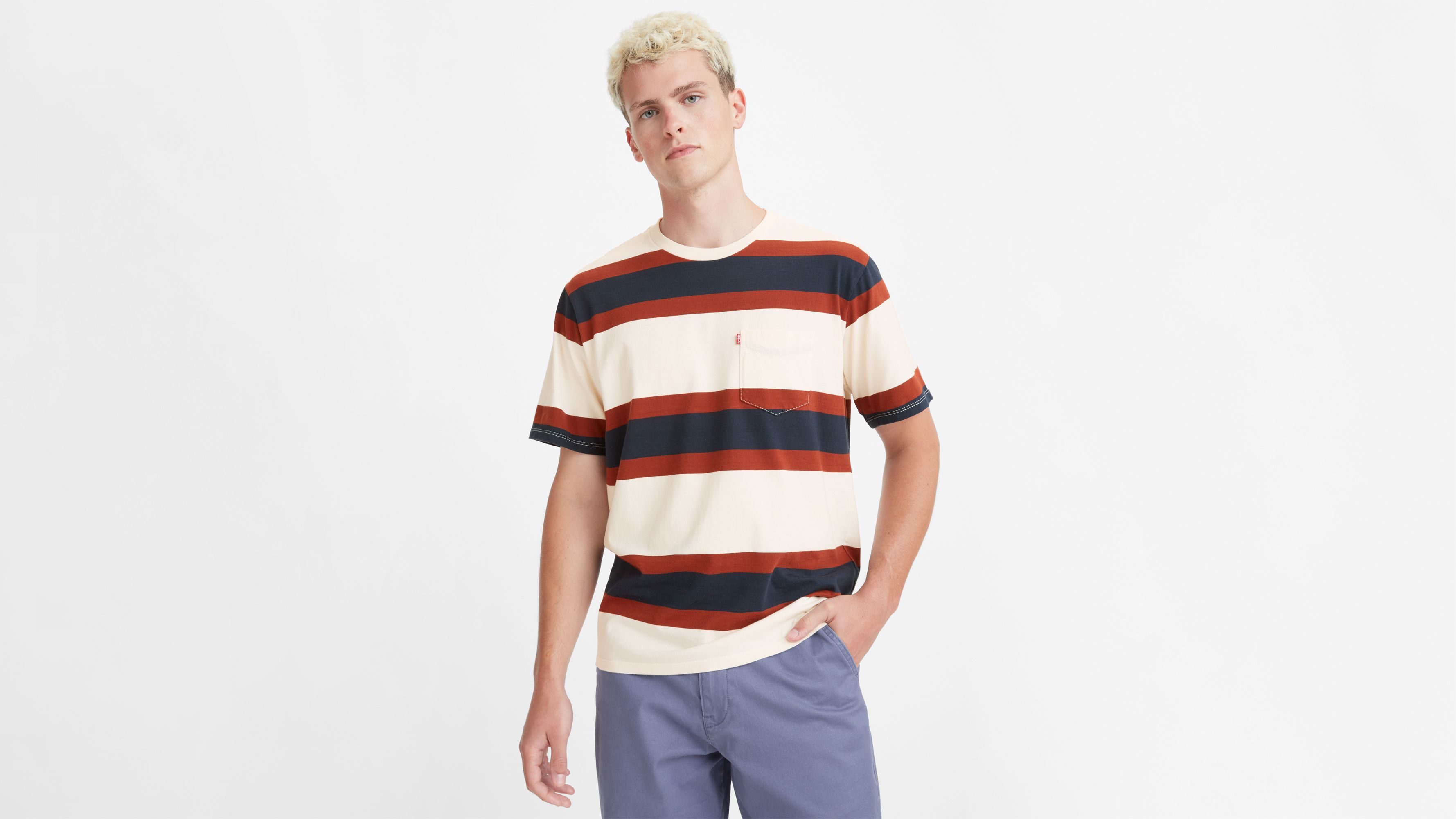 Relaxed Fit Pocket Tee Multi Colour Levi's® GR