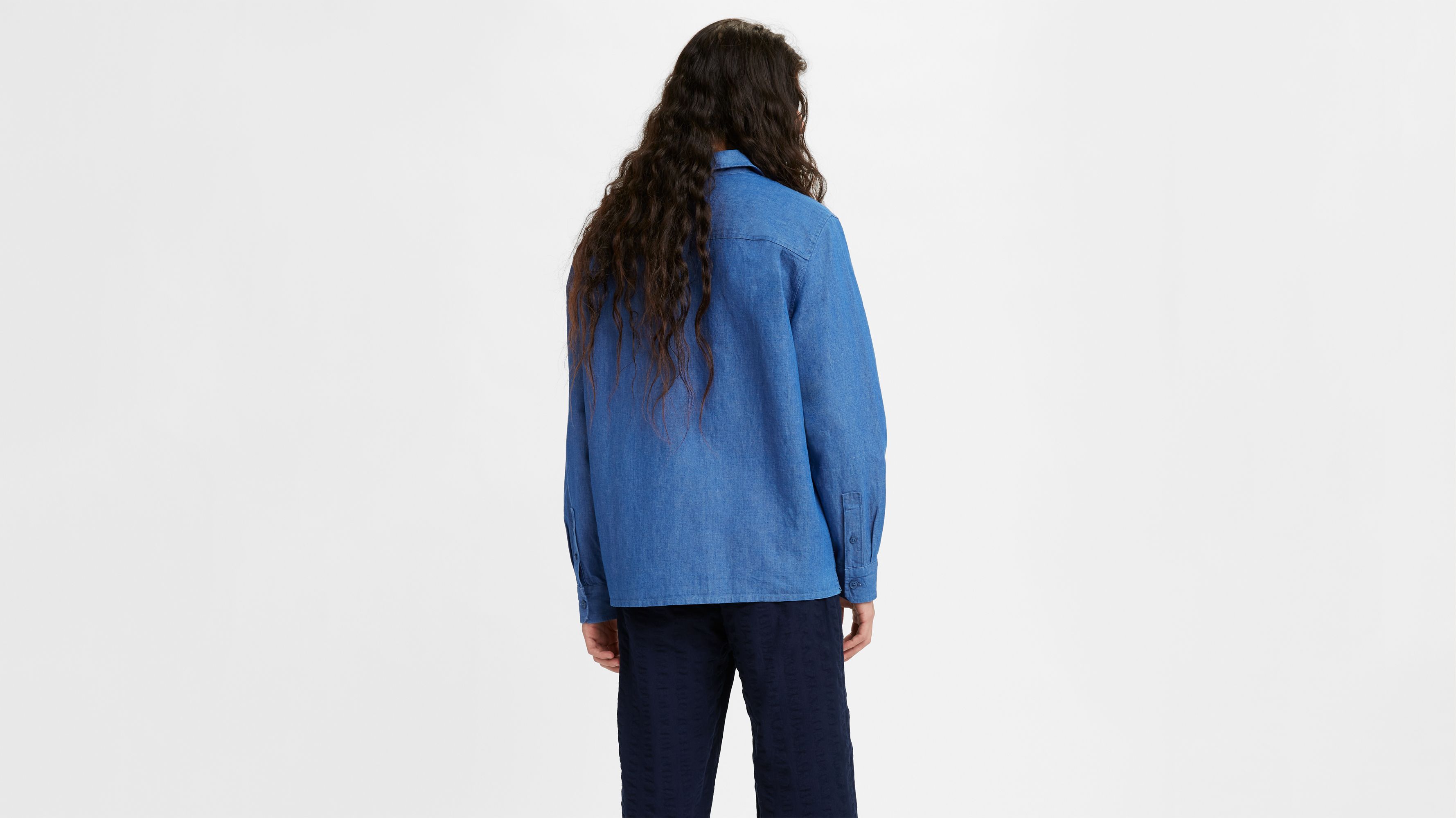Two Pocket Camp Longsleeve Shirt - Blue | Levi's® US