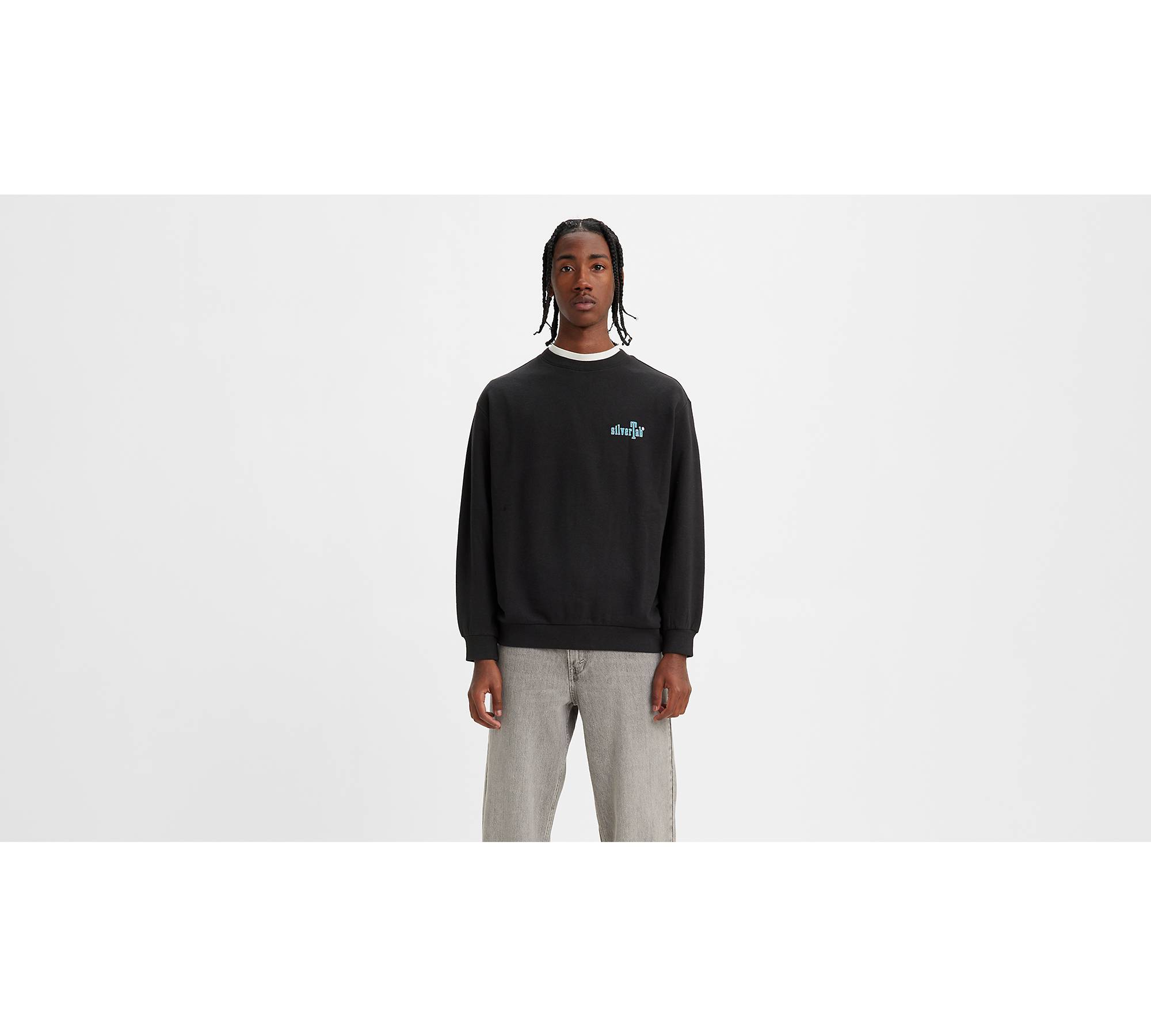 Graphic Melrose Slouchy Sweatshirt - Black | Levi's® US