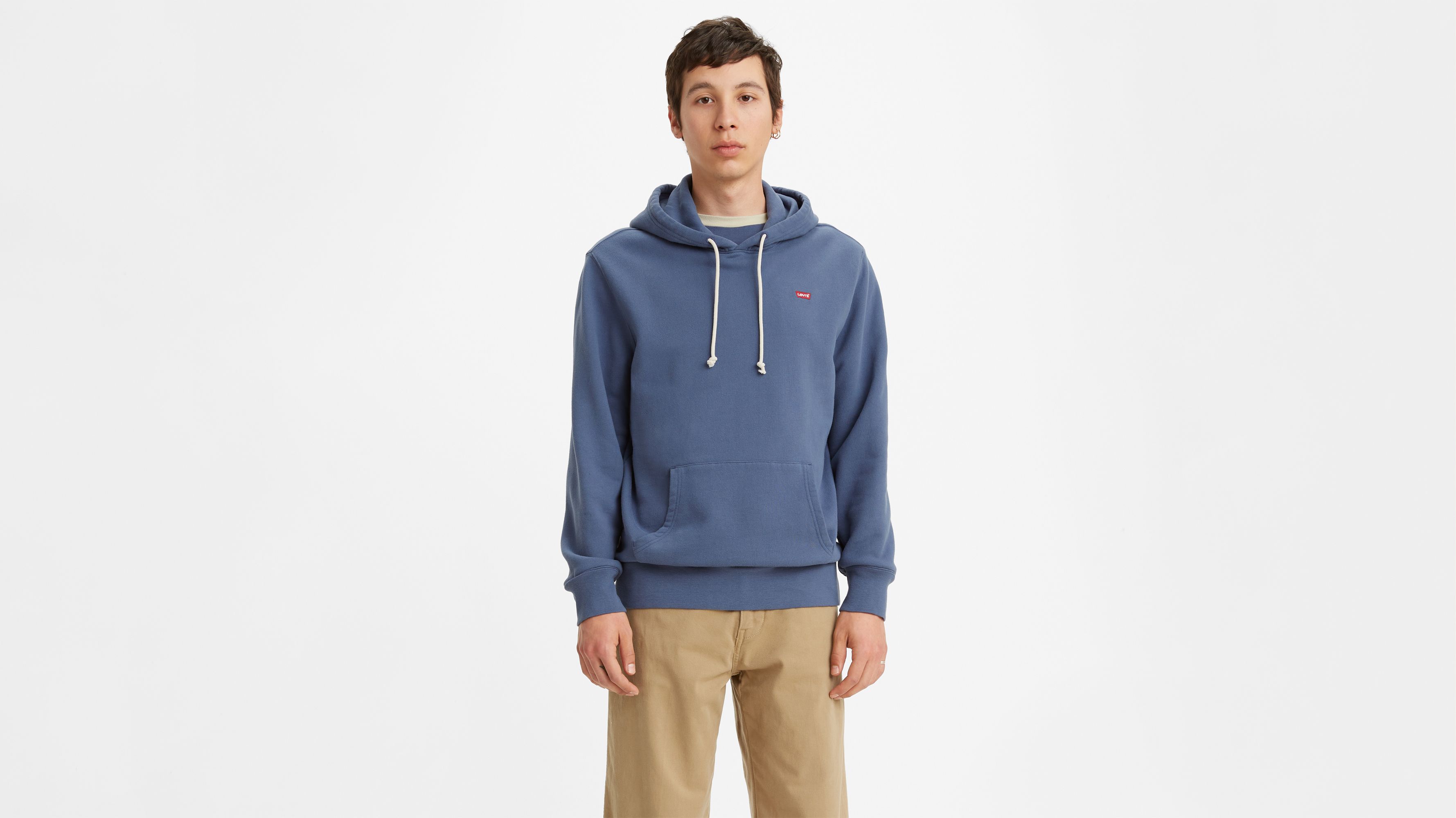 levis blue hoodie