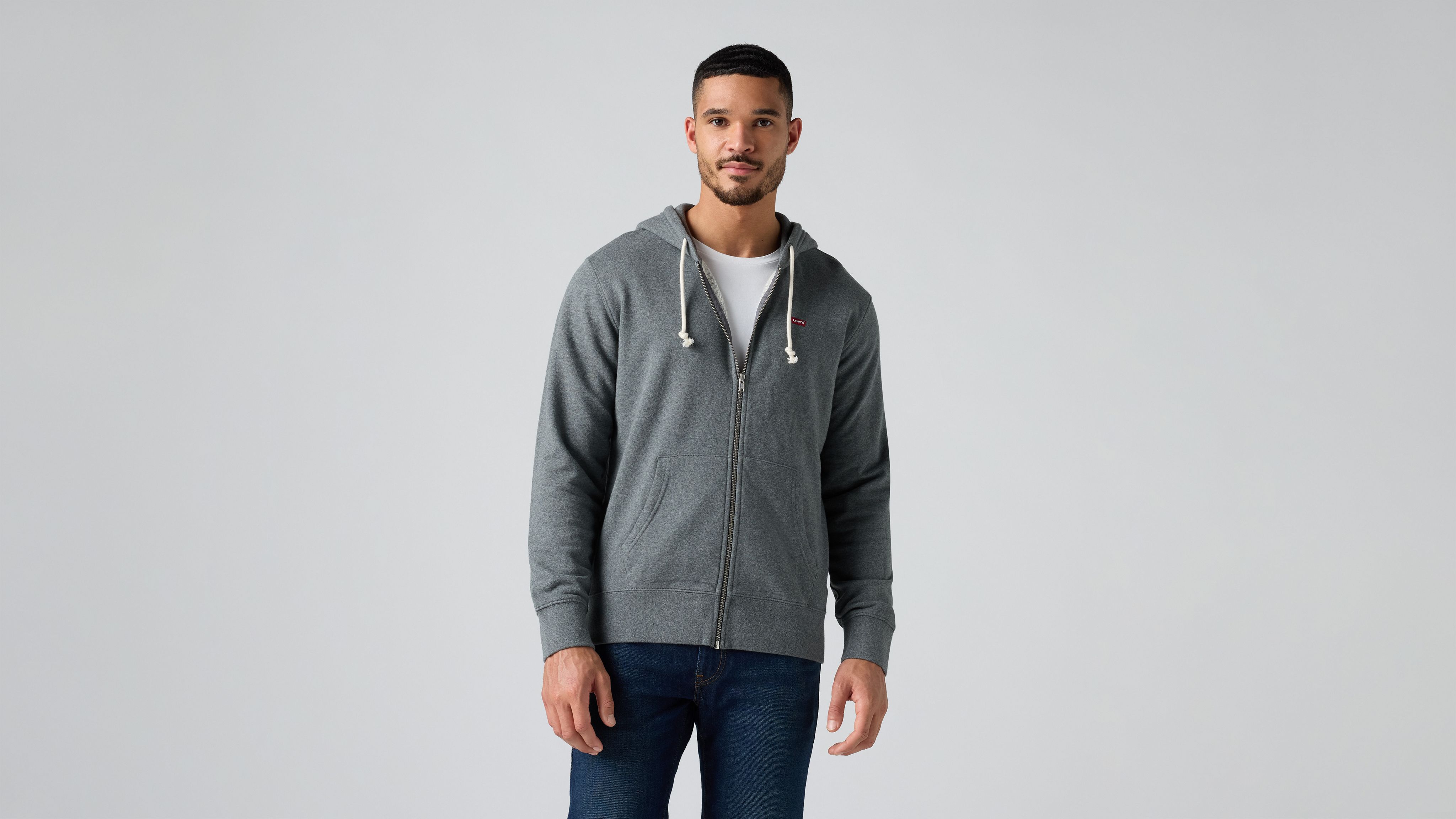 Original Housemark Zip Up Hoodie - Grey | Levi's® XK