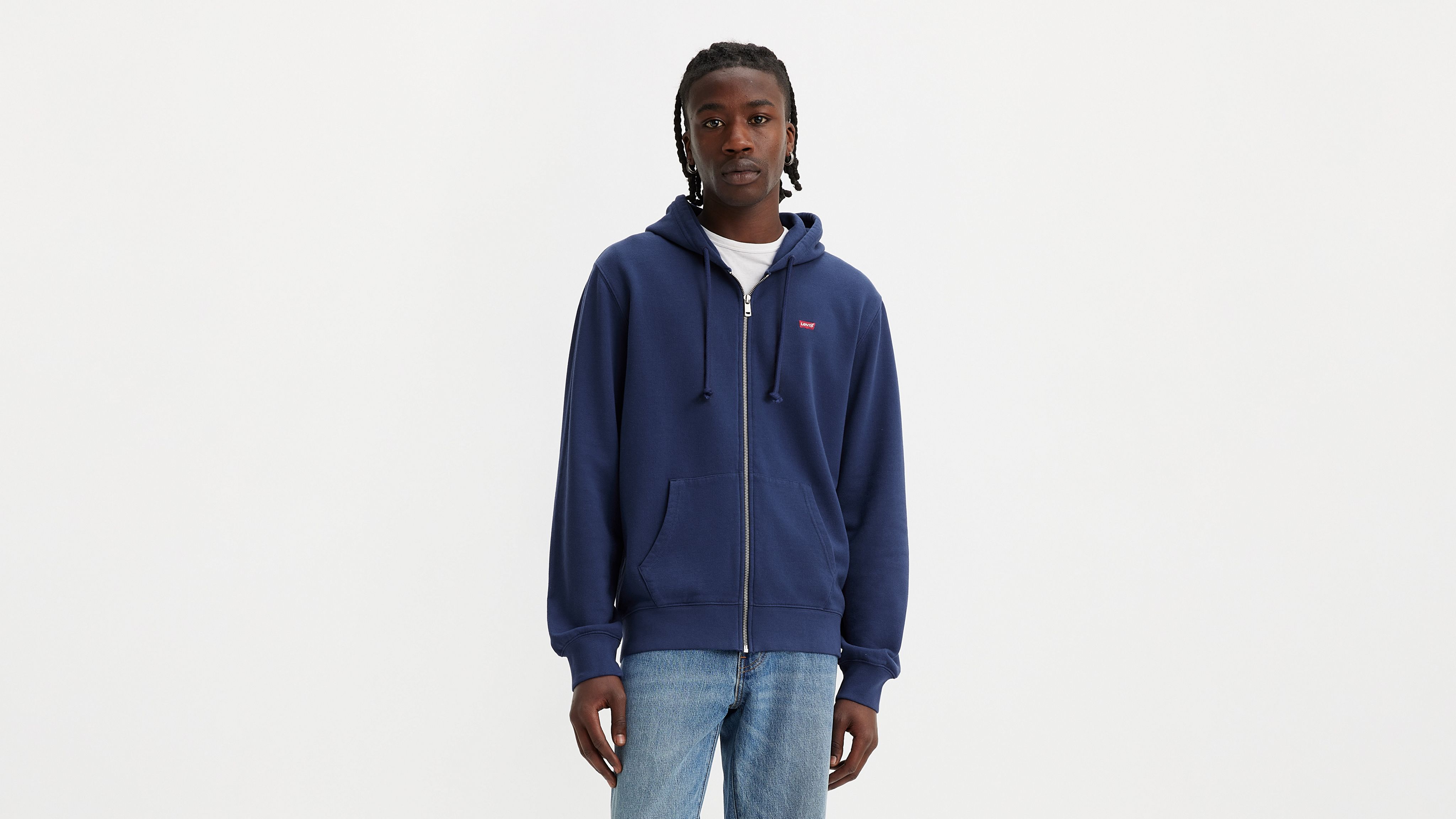 Original Zip-up Hoodie - Blue | Levi's® BA