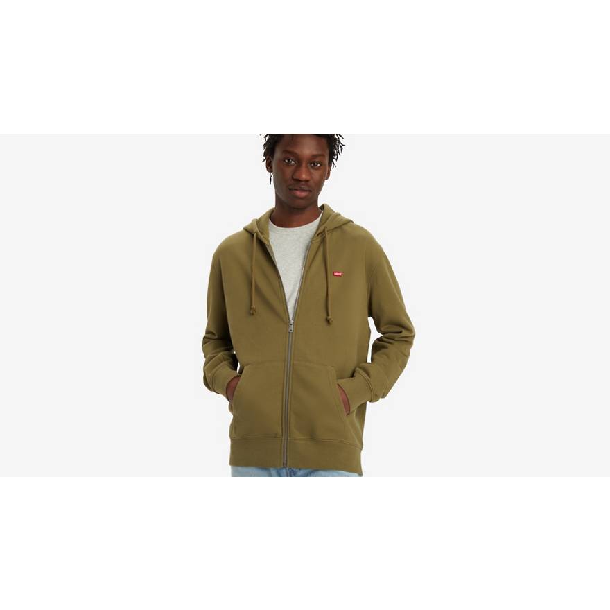 Original hoodie met rits 1