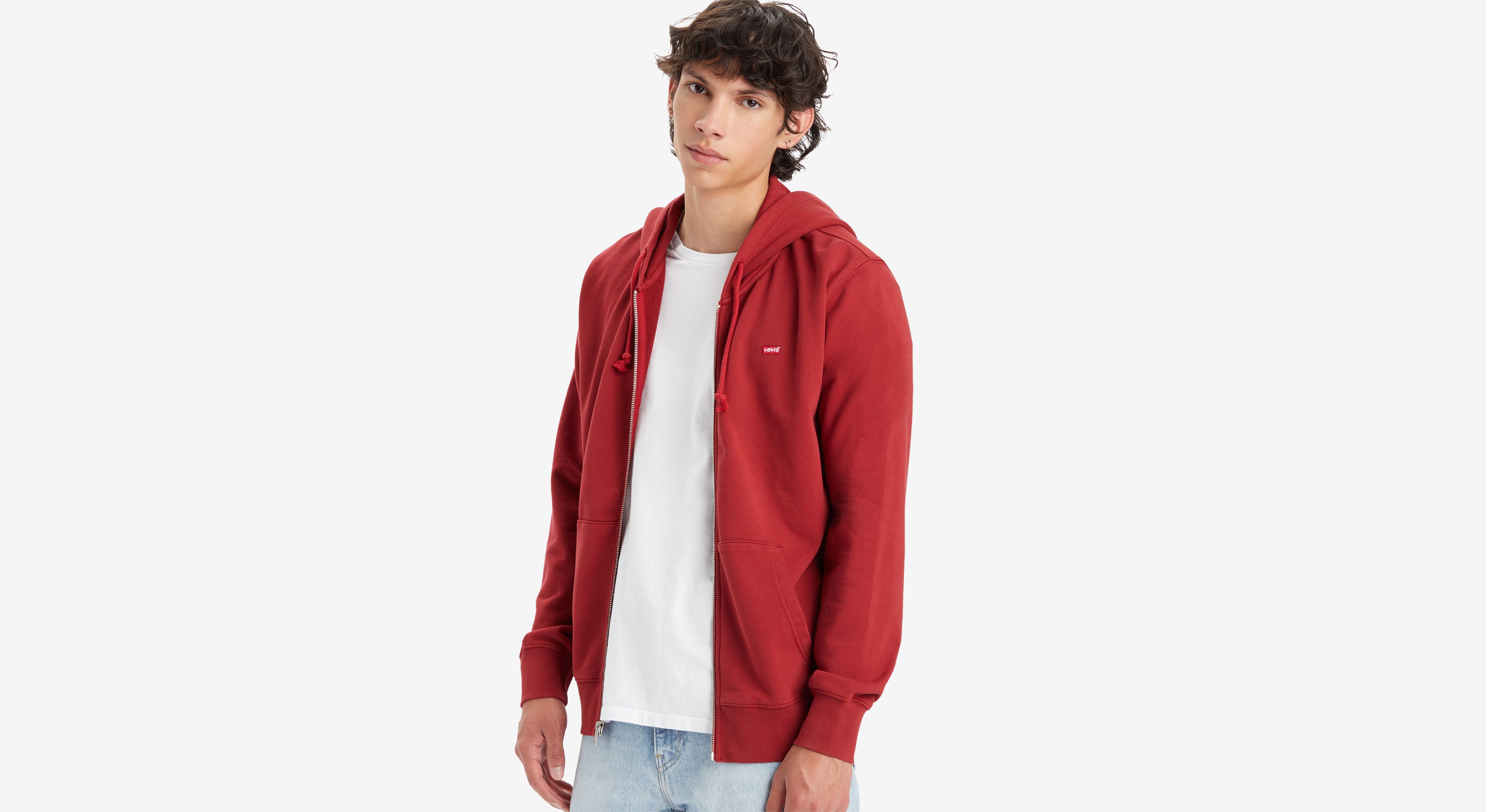 Original Zip-up Hoodie - Red | Levi's® BA