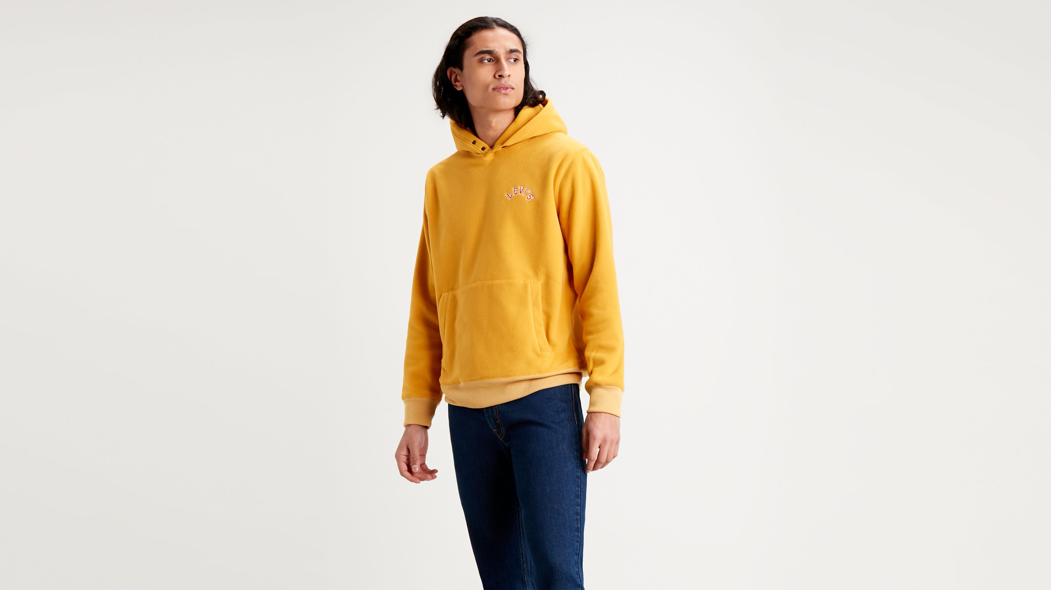 levi hoodie yellow