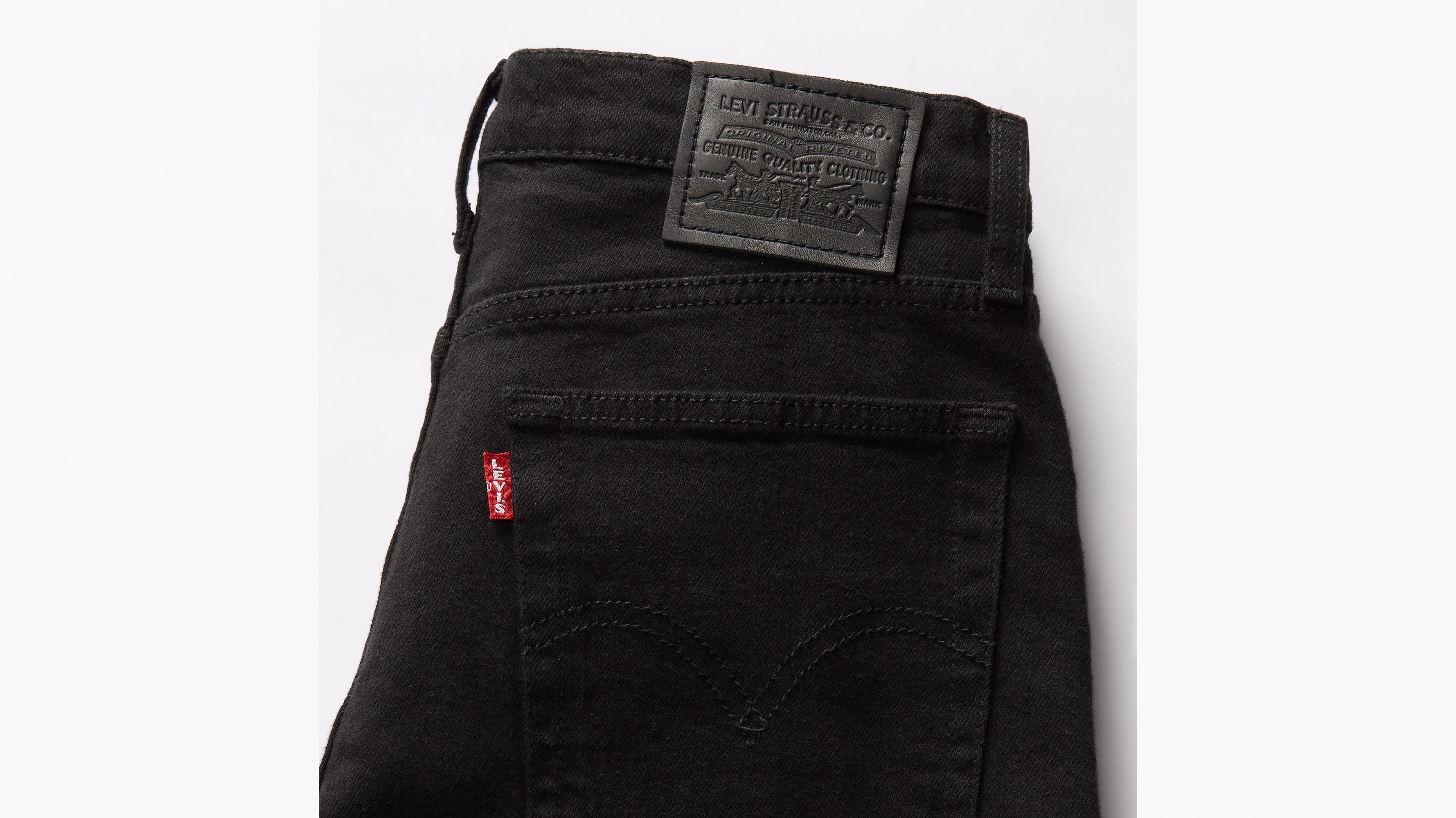 Levis wedgie cheap straight jeans black