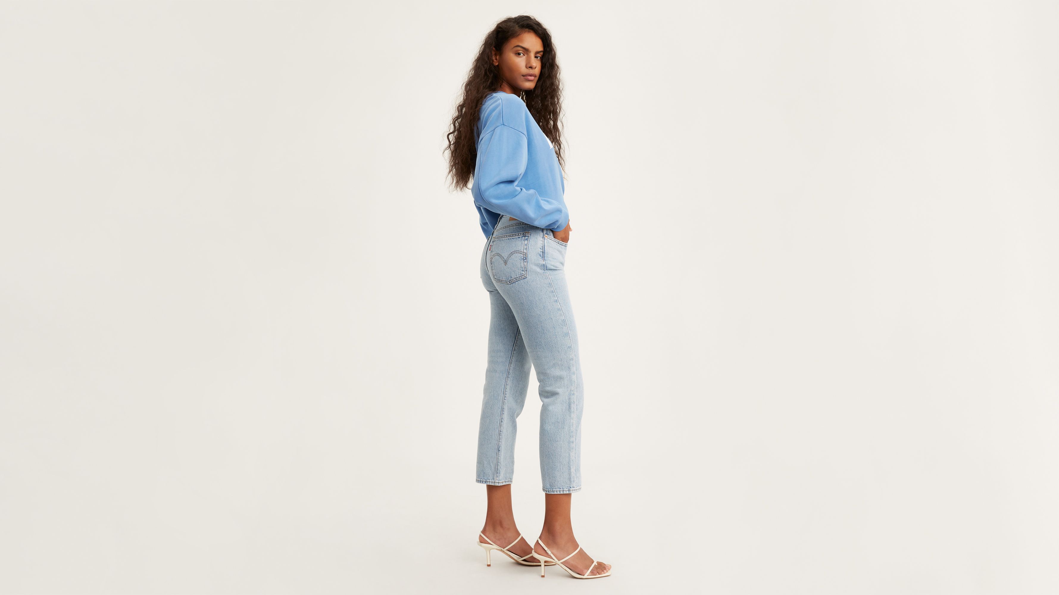 Wedgie Straight Jeans - Blue | Levi's® FR