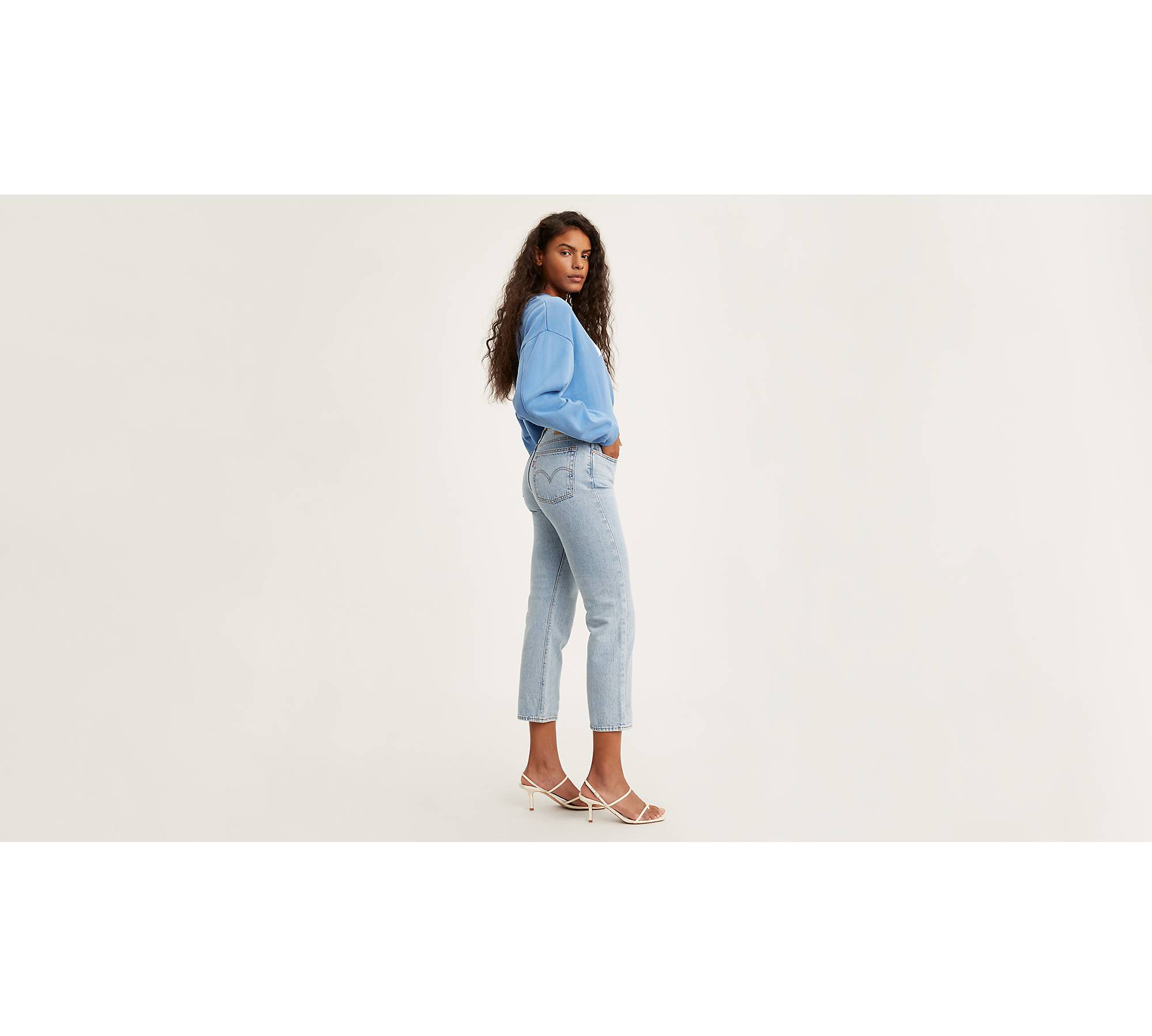 Wedgie Straight Fit Women's Jeans - Light Wash | Levi's® CA