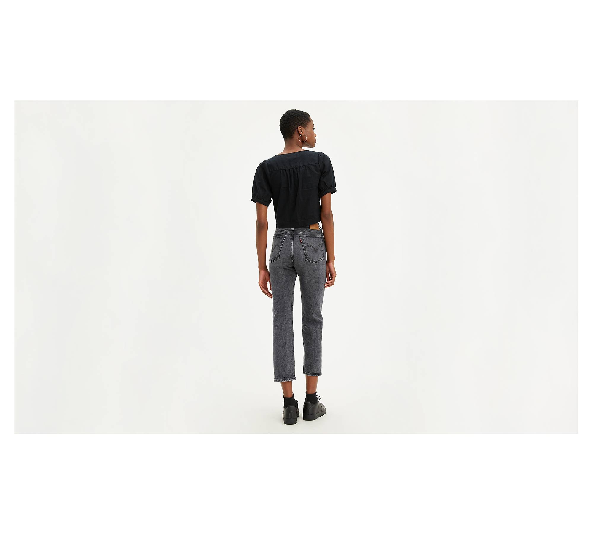 Levi's Wedgie Straight Jeans in Black • Shop American Threads Women's  Trendy Online Boutique – americanthreads