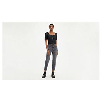Wedgie Straight Fit Women's Jeans - Black