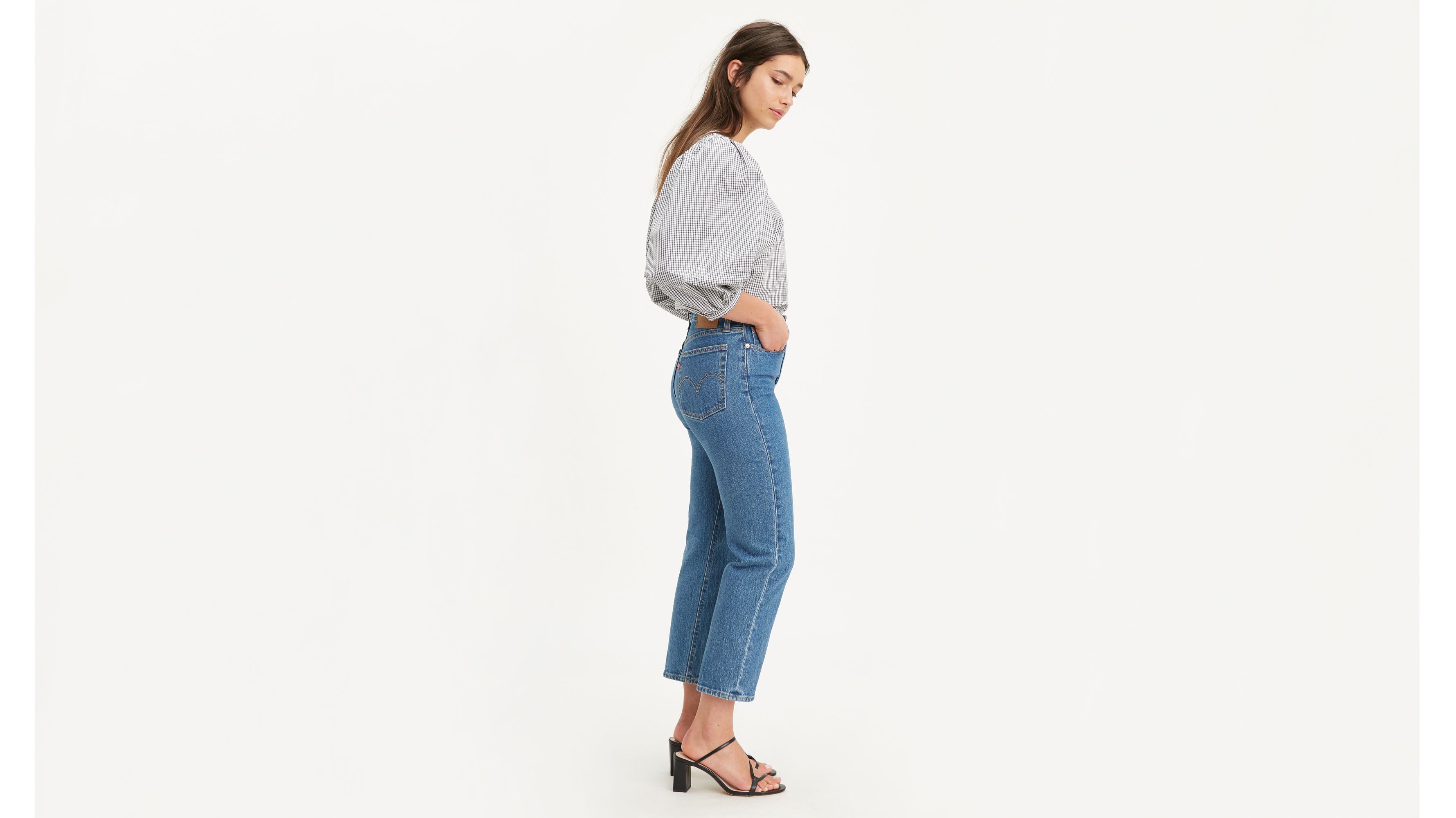 levi wedgie straight leg jeans
