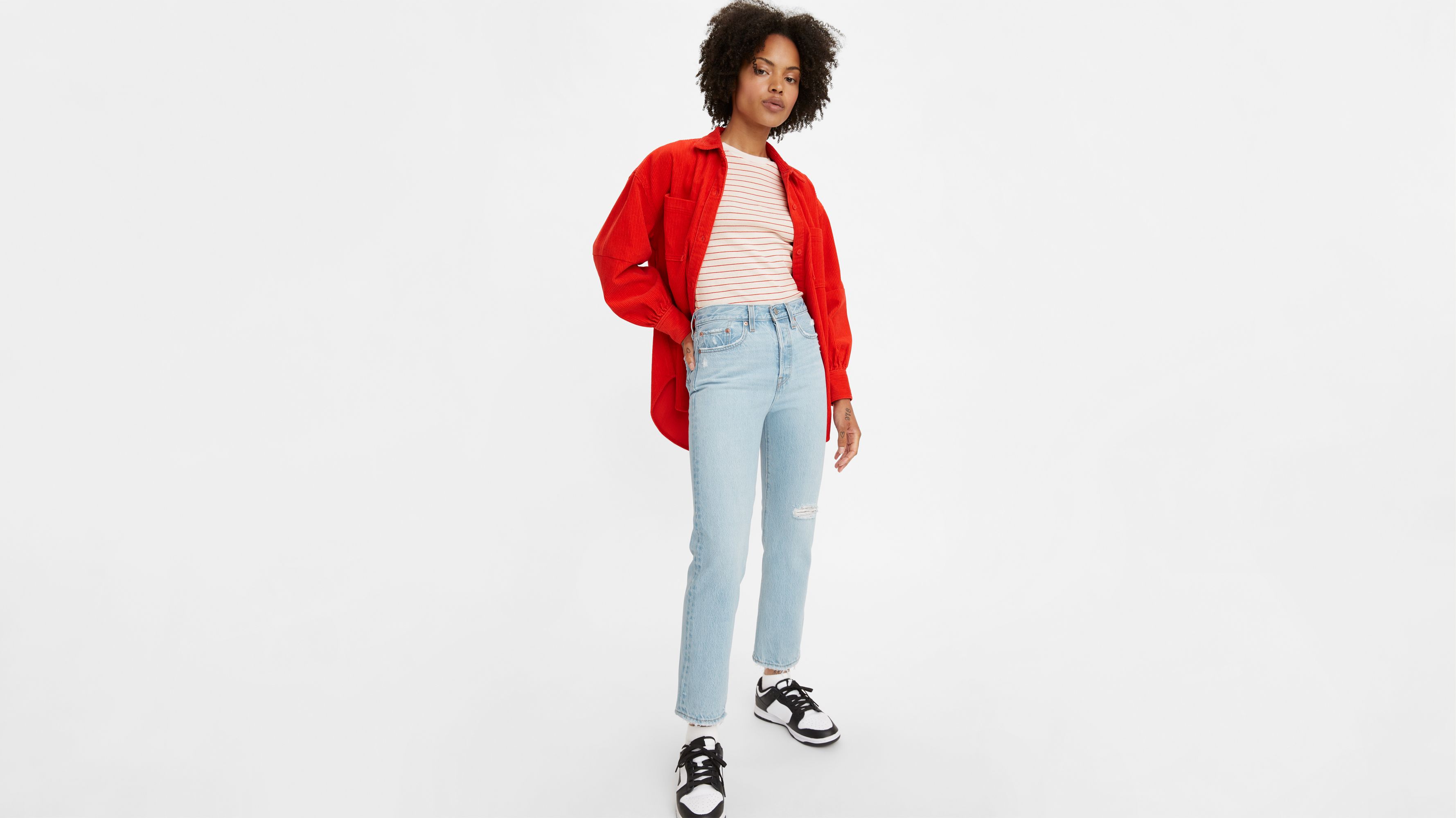 Wedgie Straight Fit Women's Jeans - Light Wash | Levi's® US