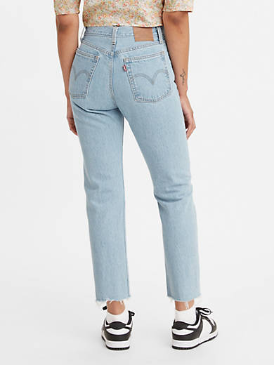 thousand Rise Shopkeeper Wedgie Straight Fit Women's Jeans - Light Wash | Levi's® US