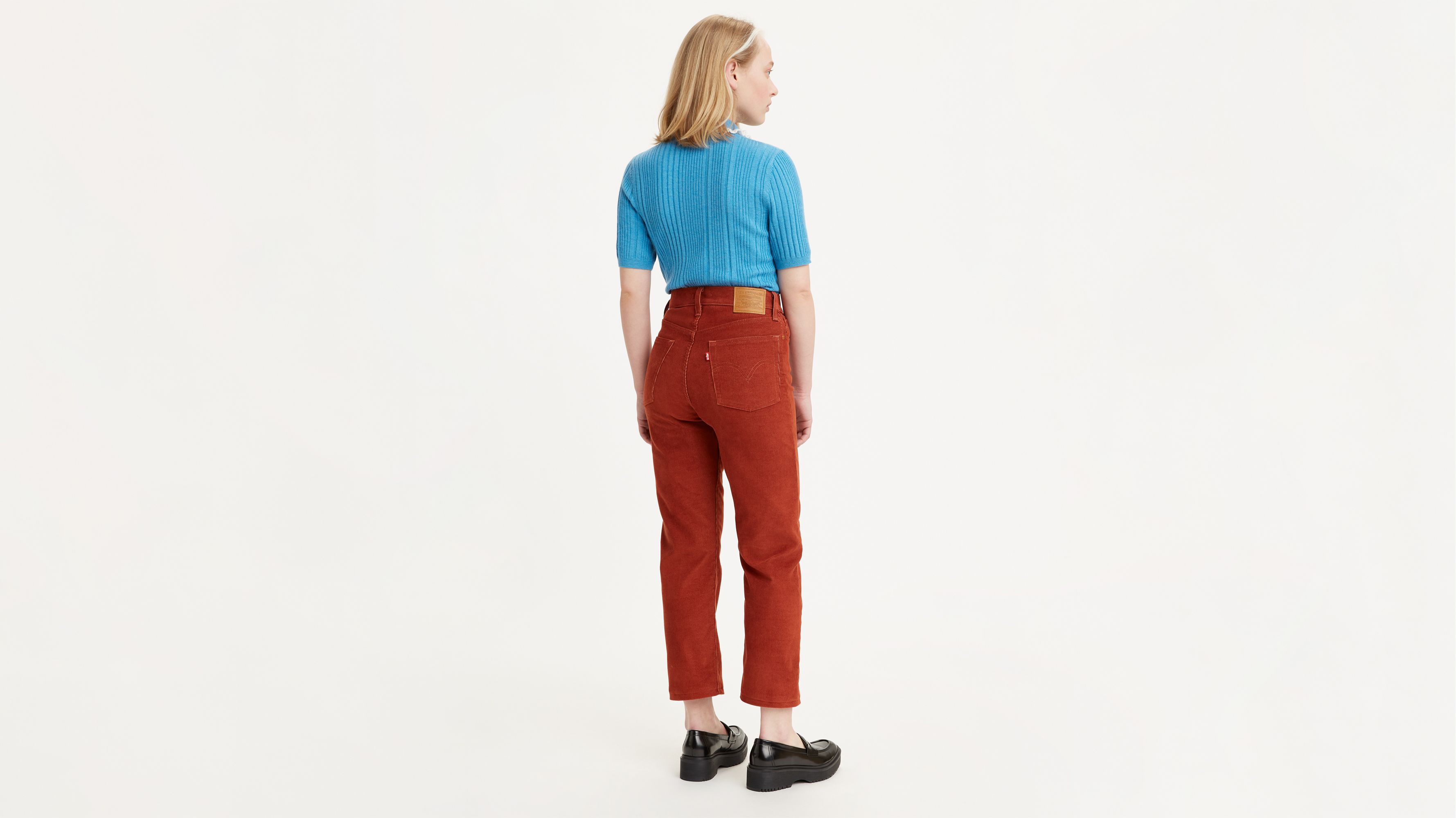 Wedgie Straight Fit Corduroy Pants 3