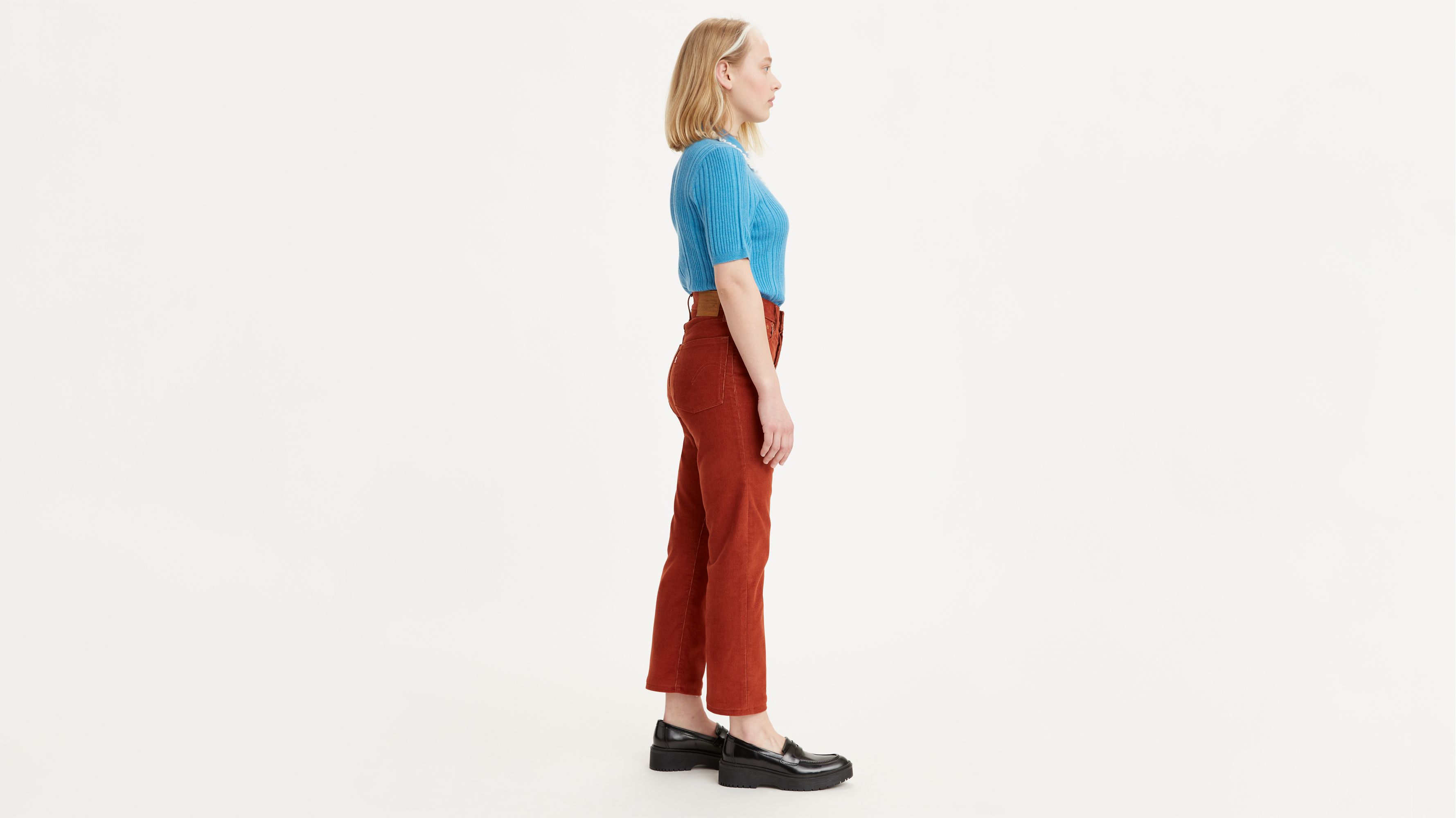 wedgie fit straight corduroy pants