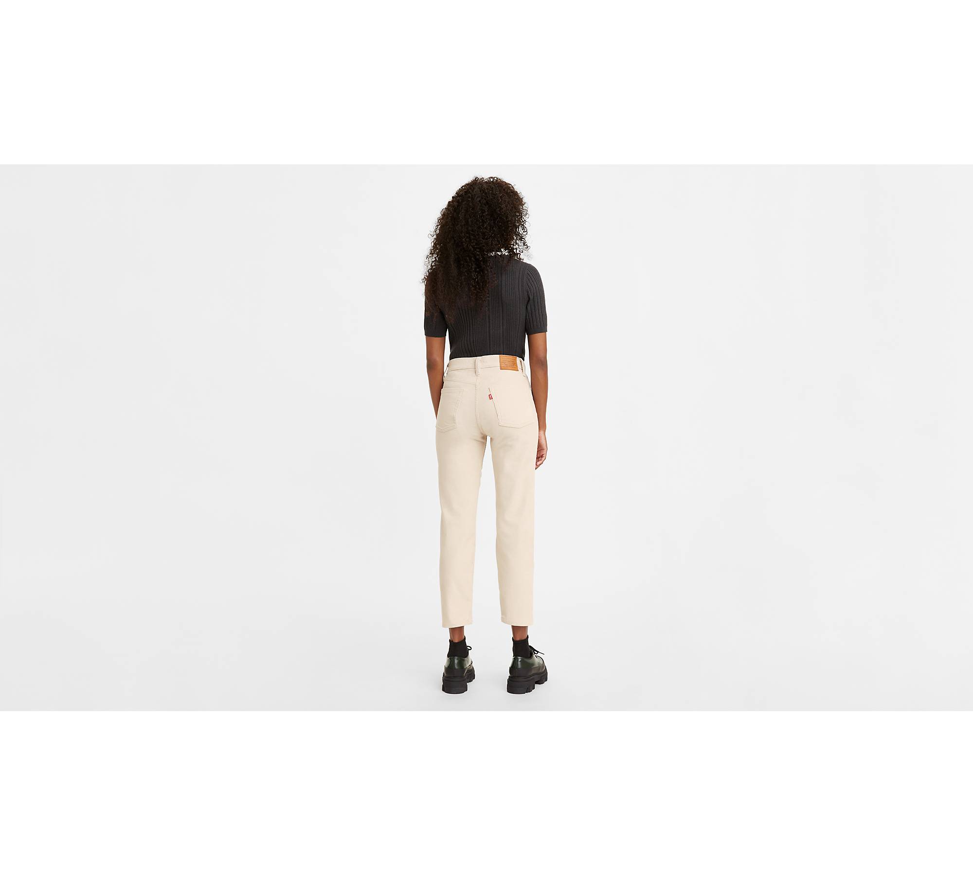 Wedgie Straight Fit Corduroy Pants - White | Levi's® US