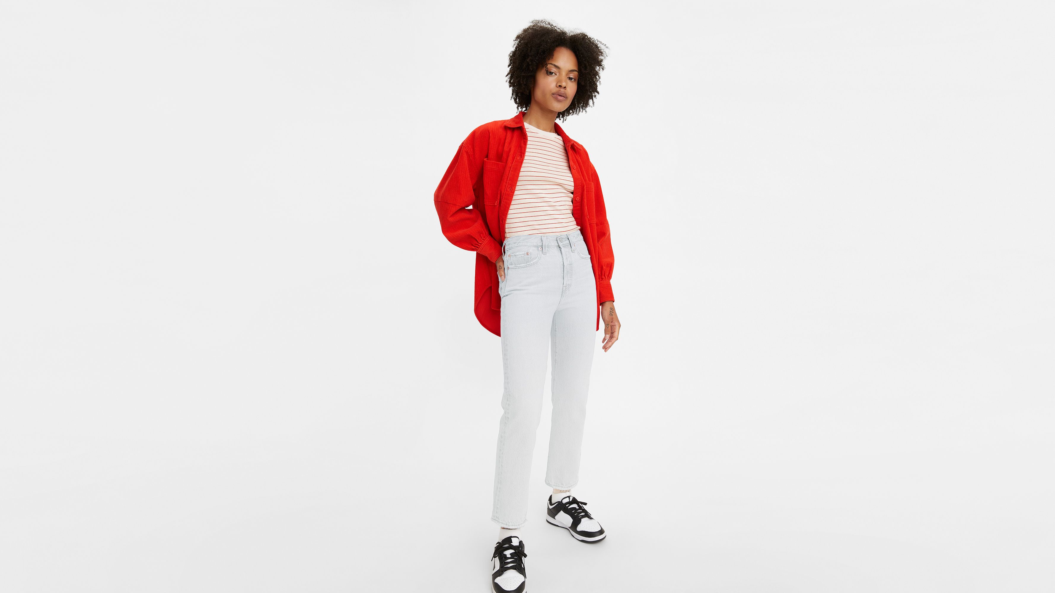 Wedgie Rechte Jeans 1