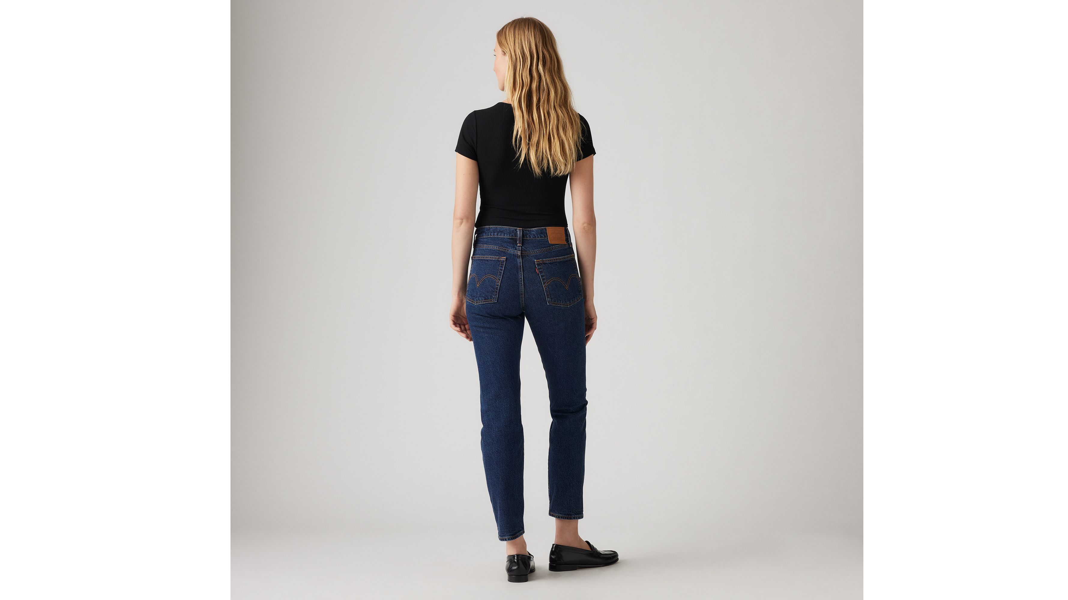 Levi's Wedgie Straight Fit Women's Jeans 33x28 In Salsa Dark Stone